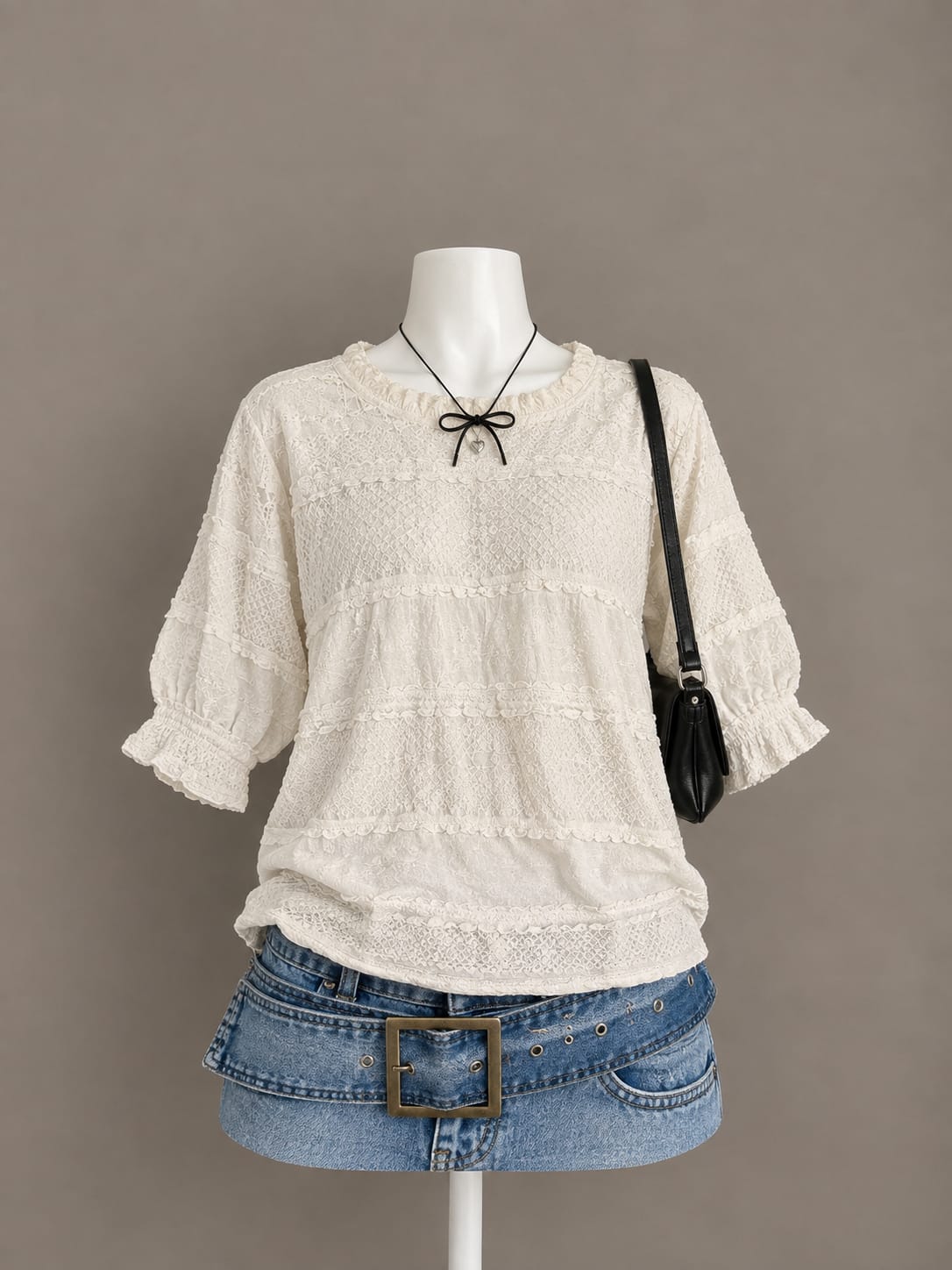 Ivory Lace Blouse