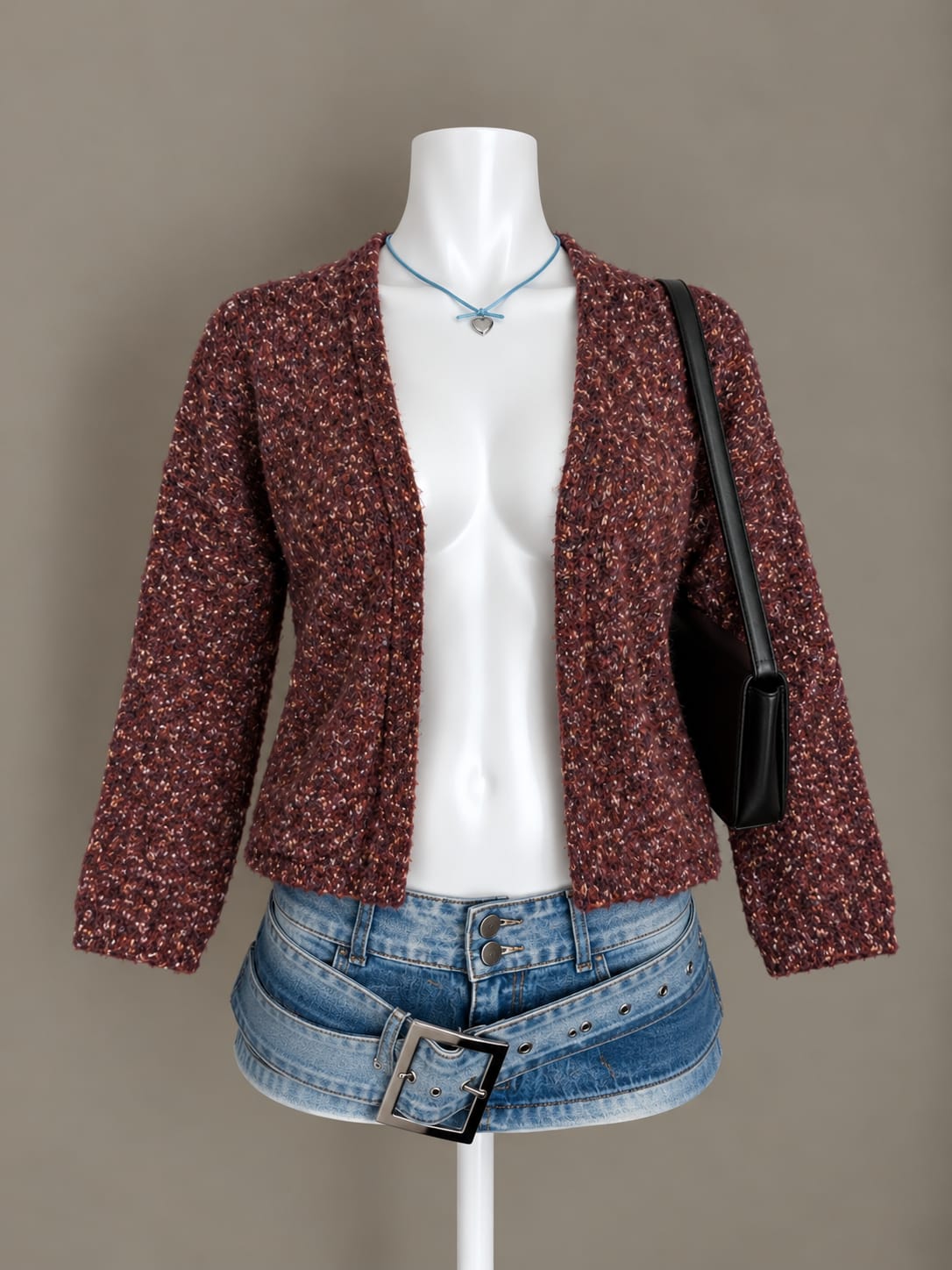 Maroon Cardigan