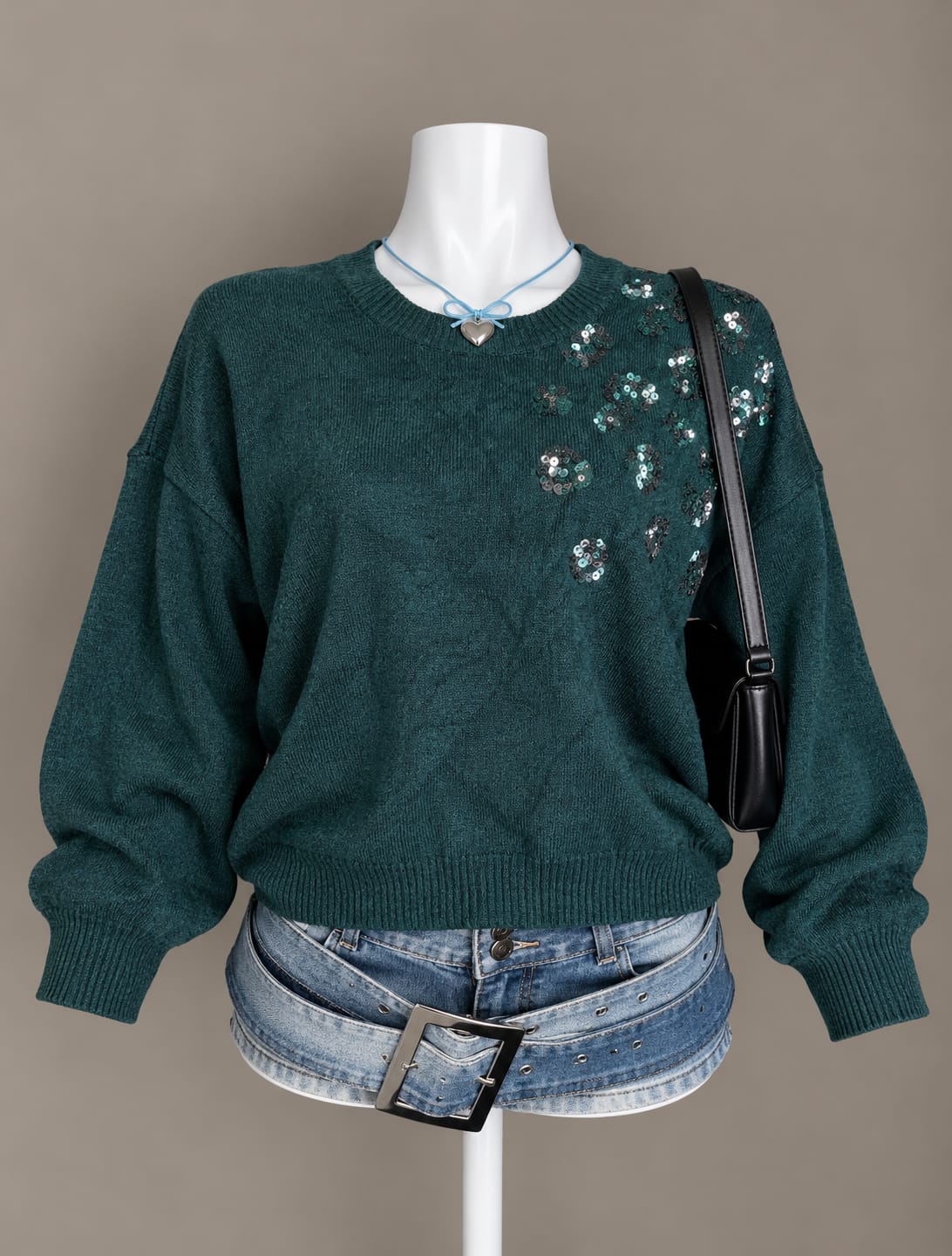 Dark Teal Sweater