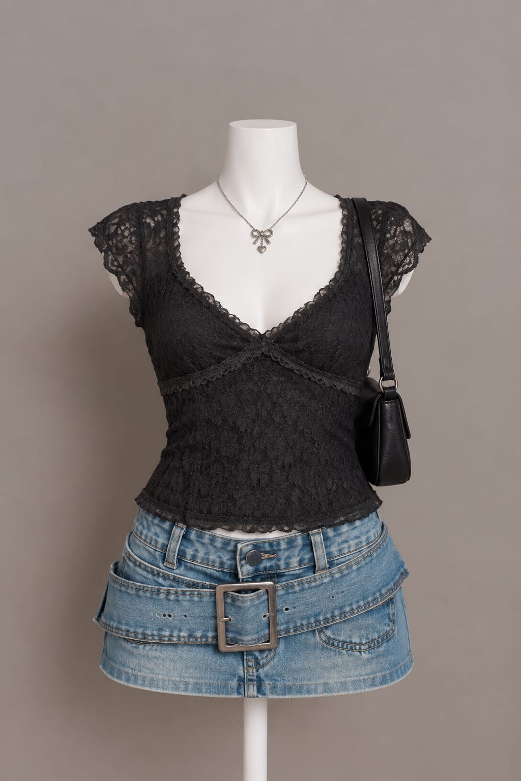 Black Lace Top
