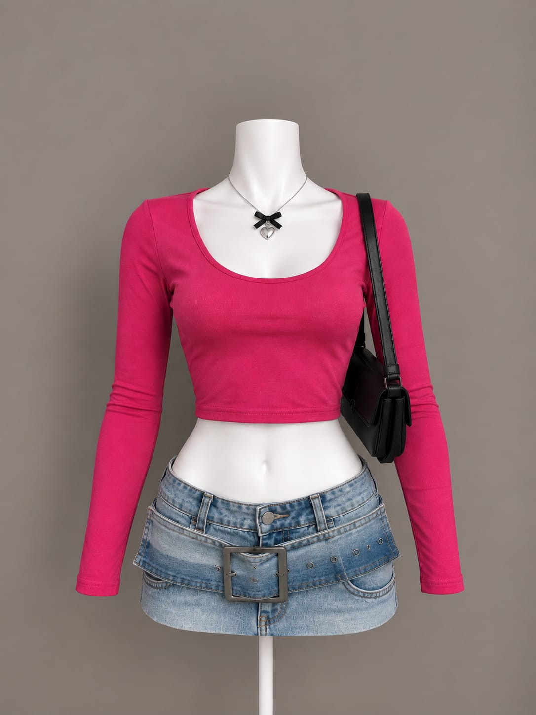 Hot Pink Crop Top