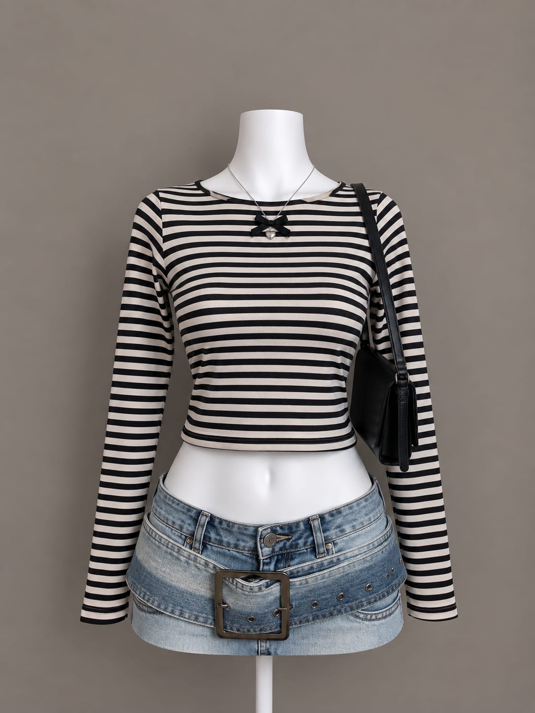 Black Crop Top