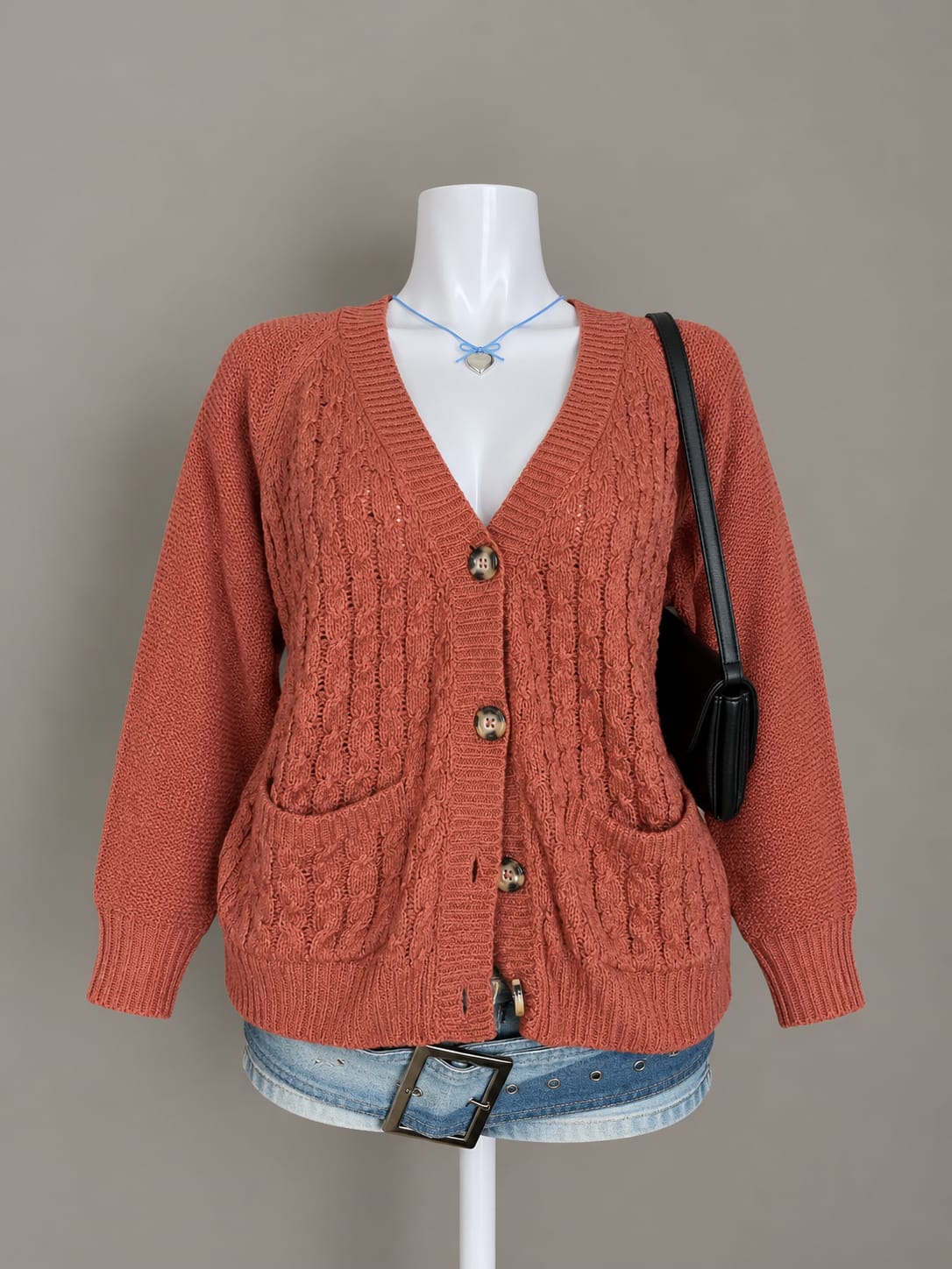 Rust Cardigan