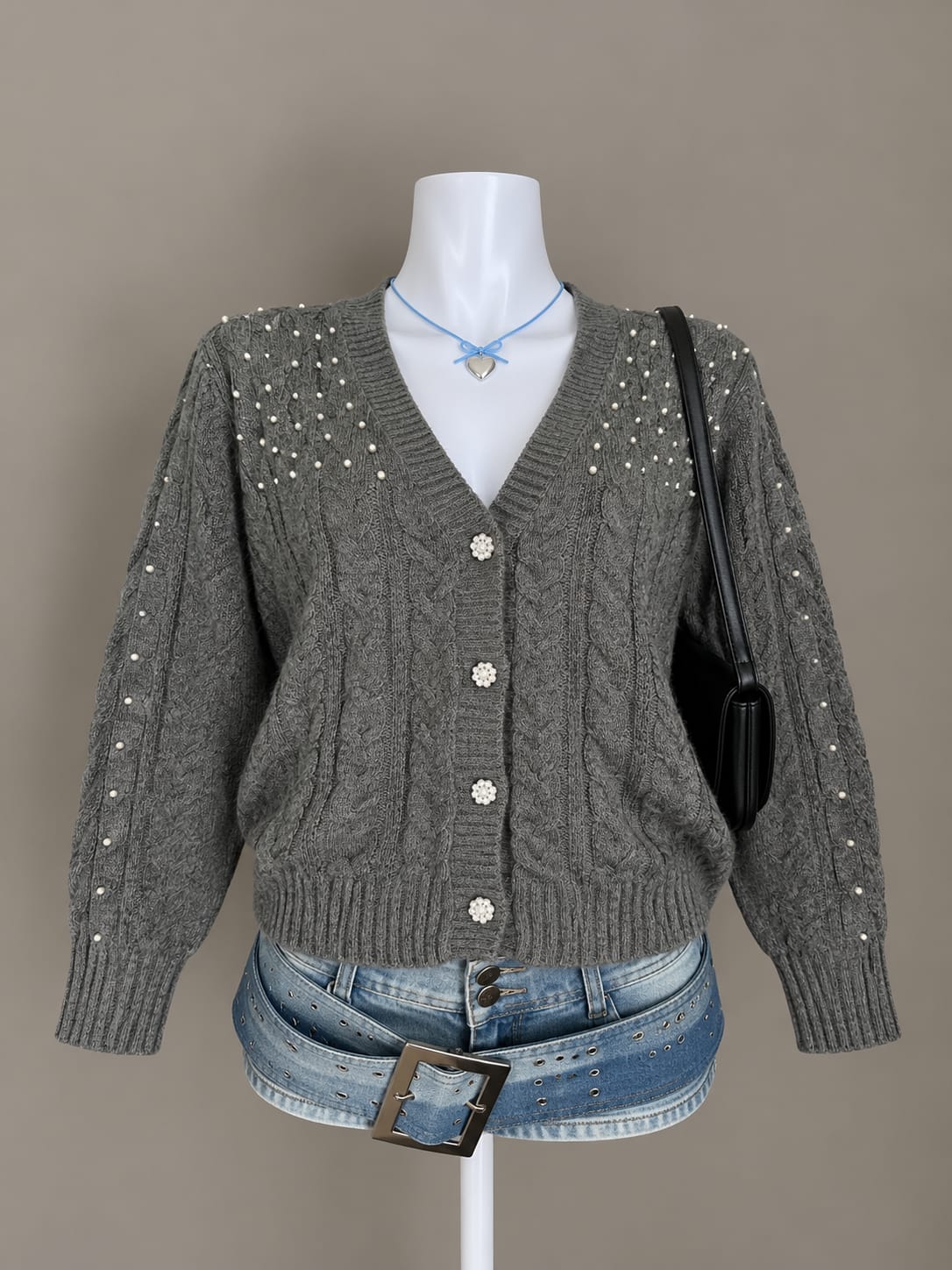 Grey Cardigan