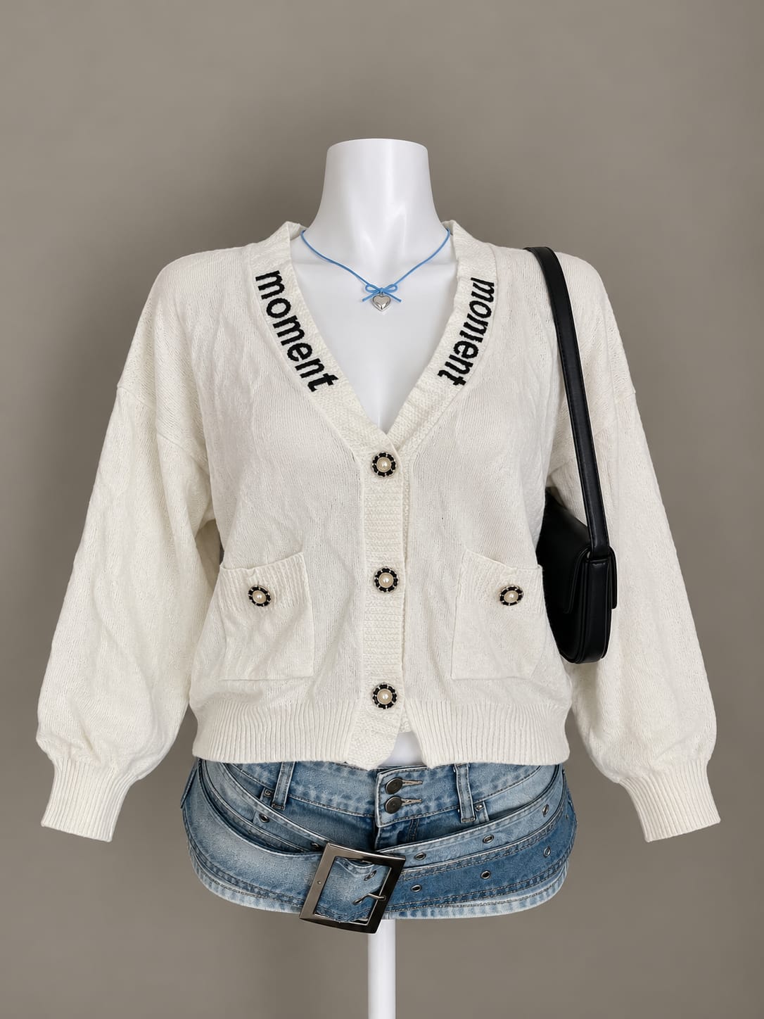 White Cardigan