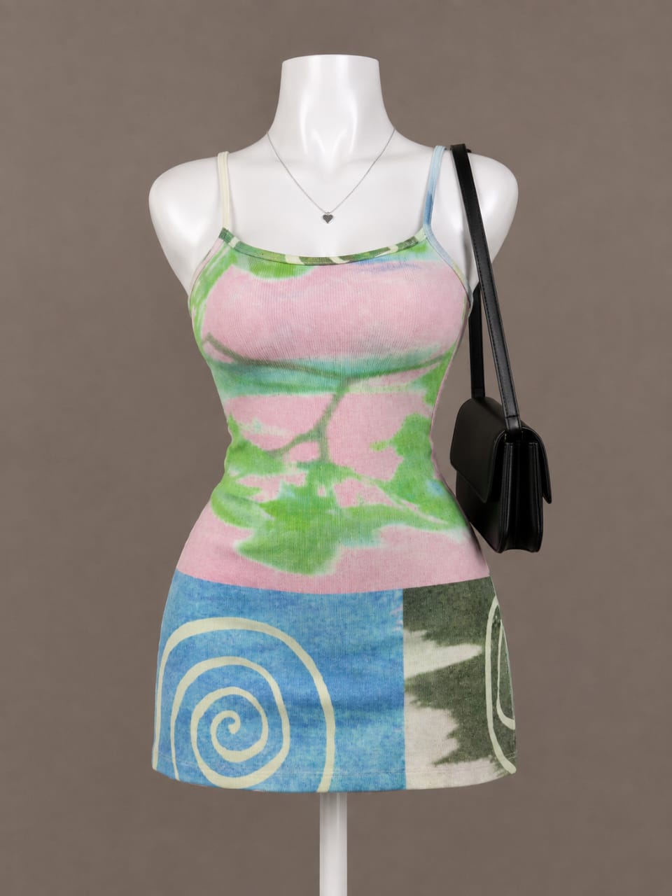 Multicolor Mini Dress
