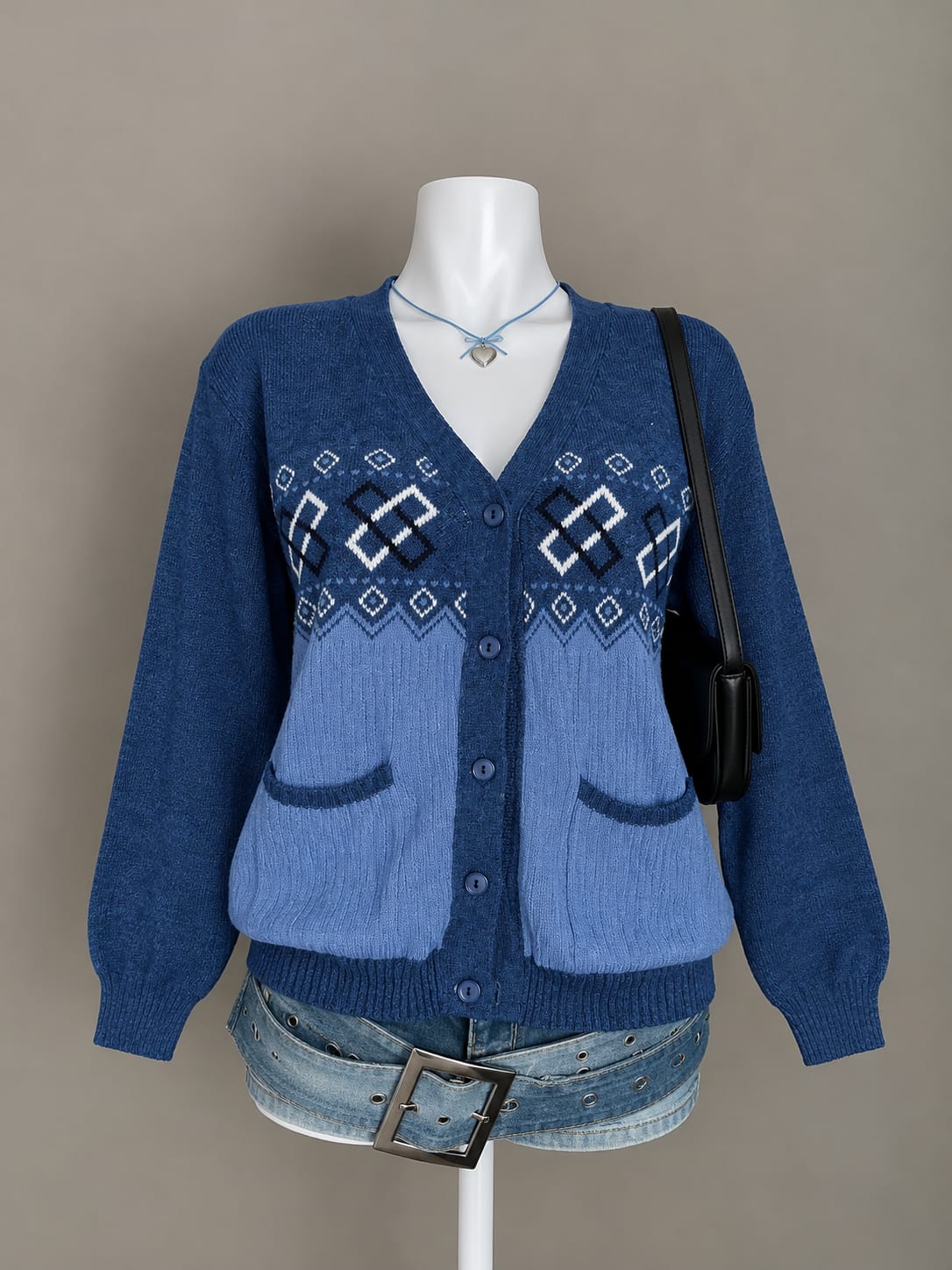 Blue Cardigan
