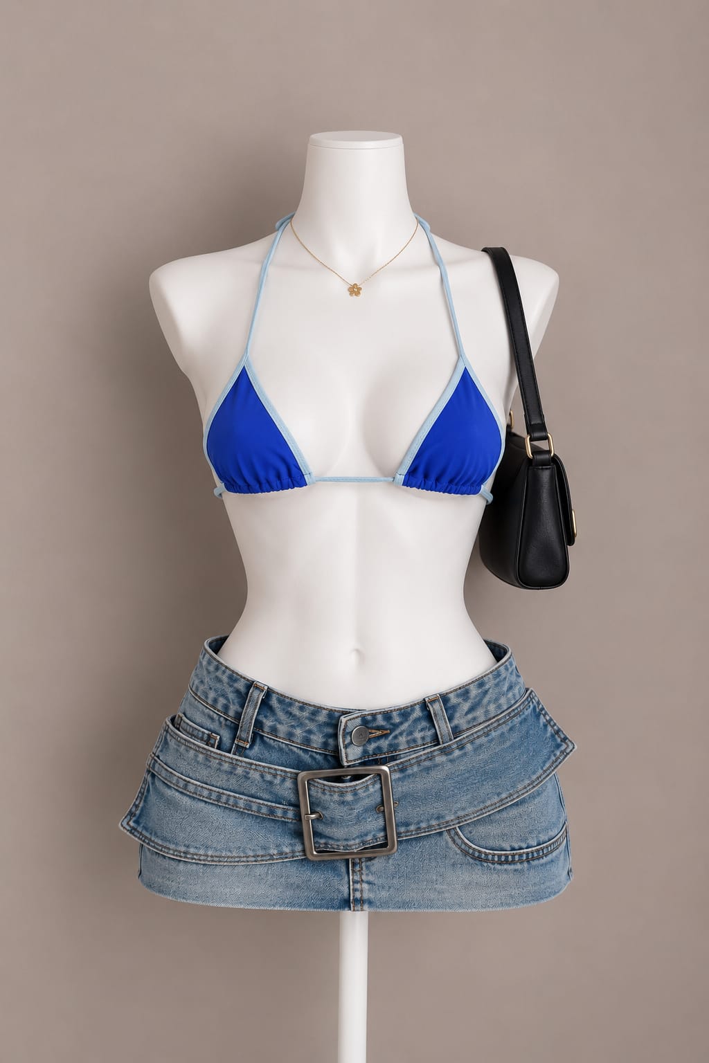 Royal Blue Bikini Top