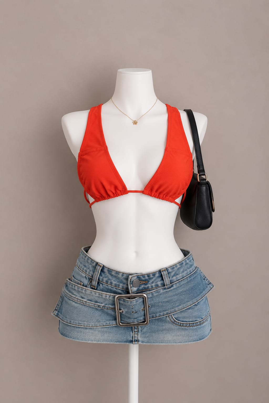 Orange Bikini Top