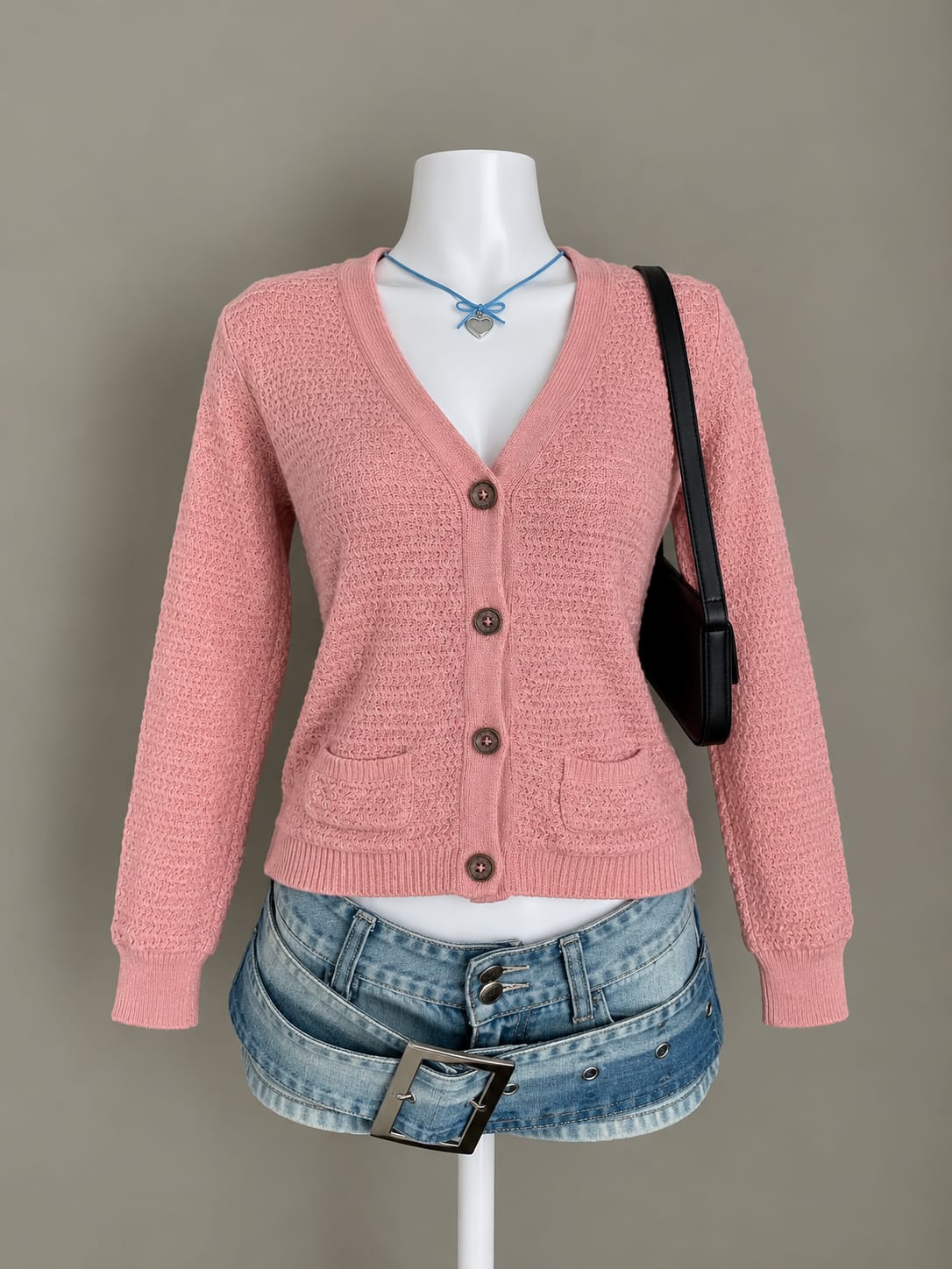 Pink Cardigan