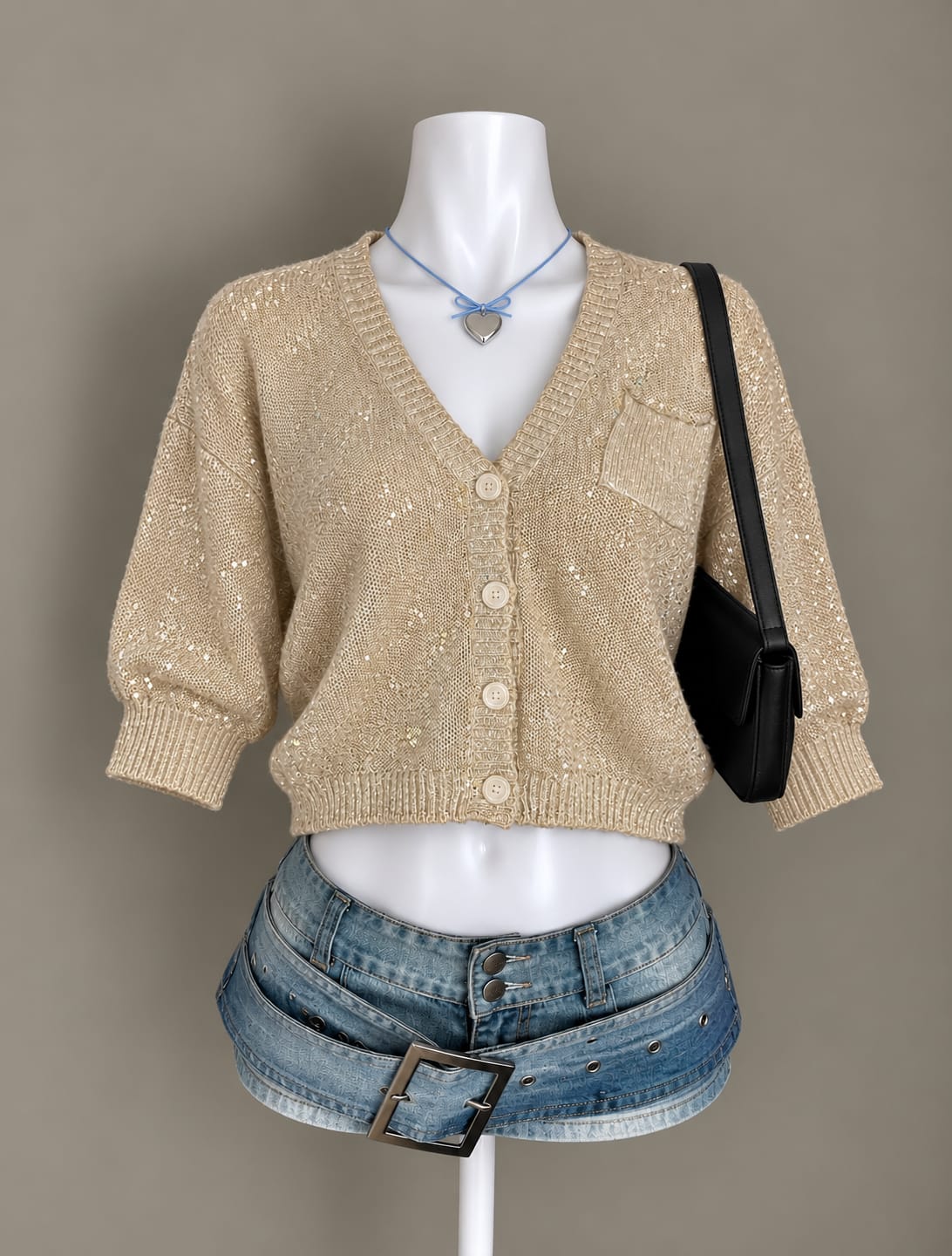 Beige Cardigan