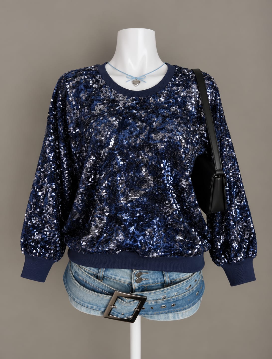 Navy Blue Top