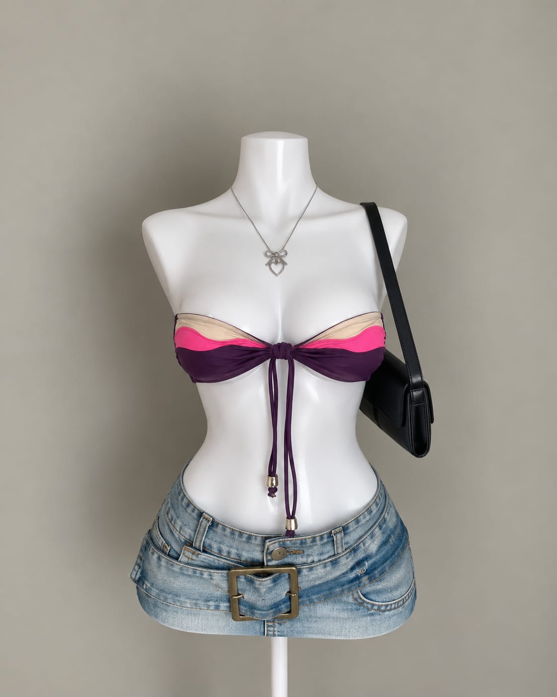 Purple Bikini Top