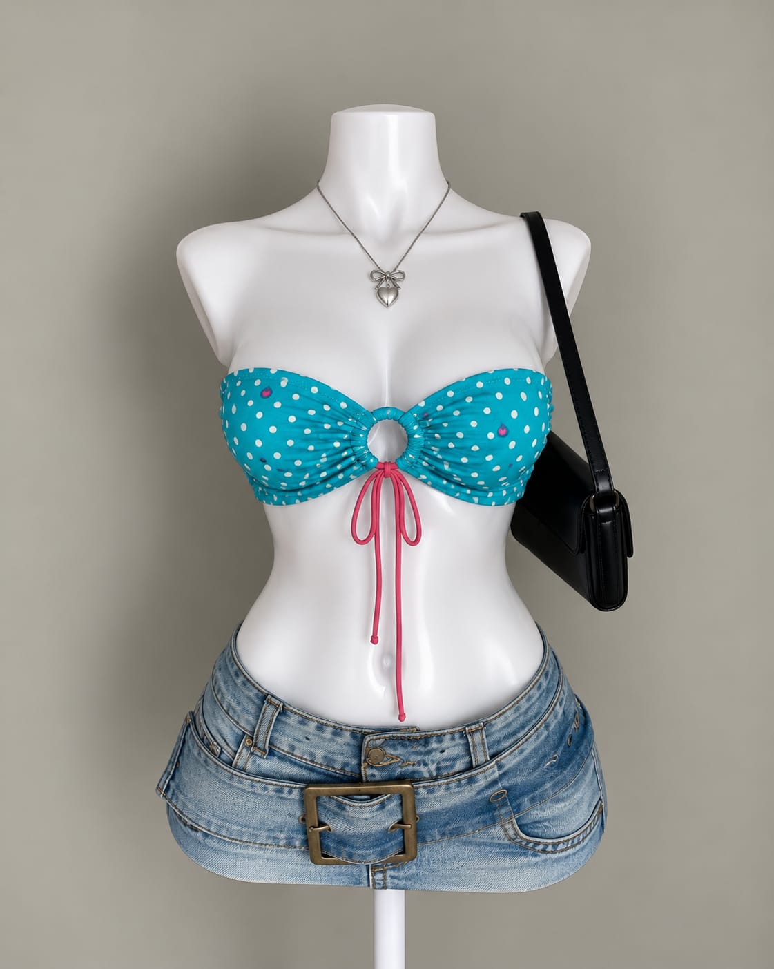 Turquoise Bikini Top