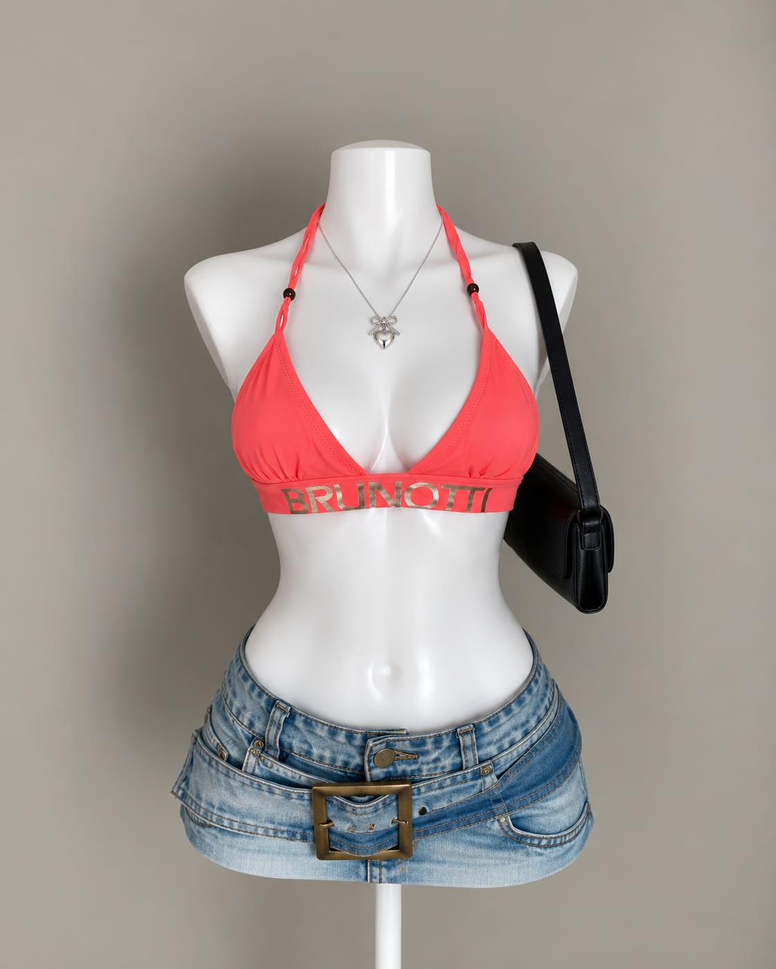 Coral Bikini Top