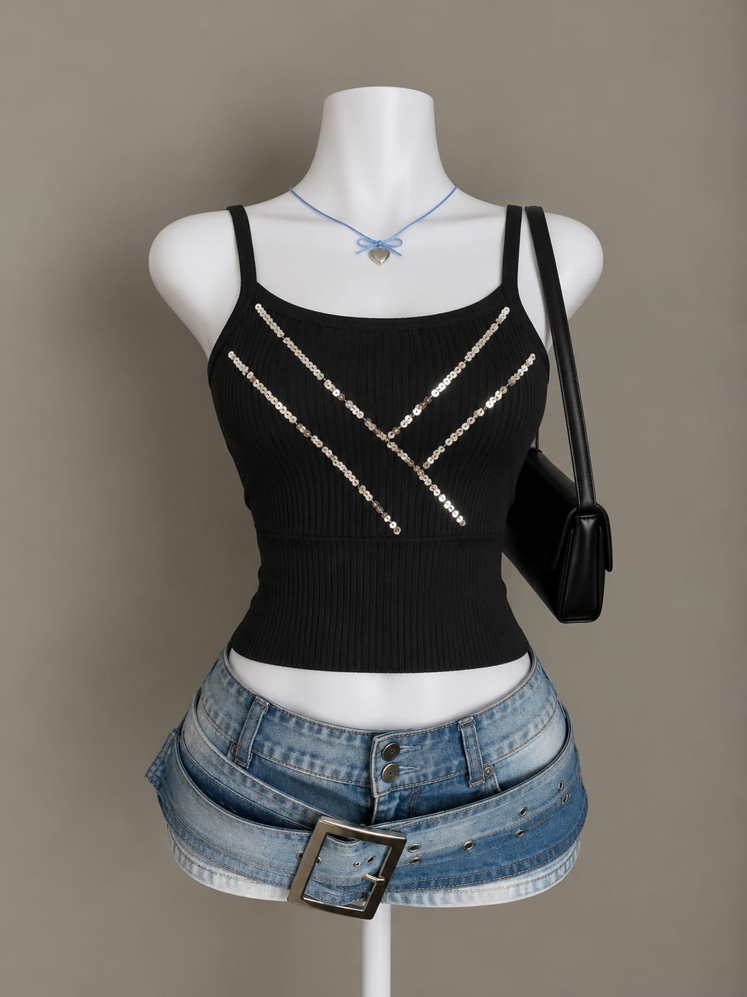 Black Crop Top