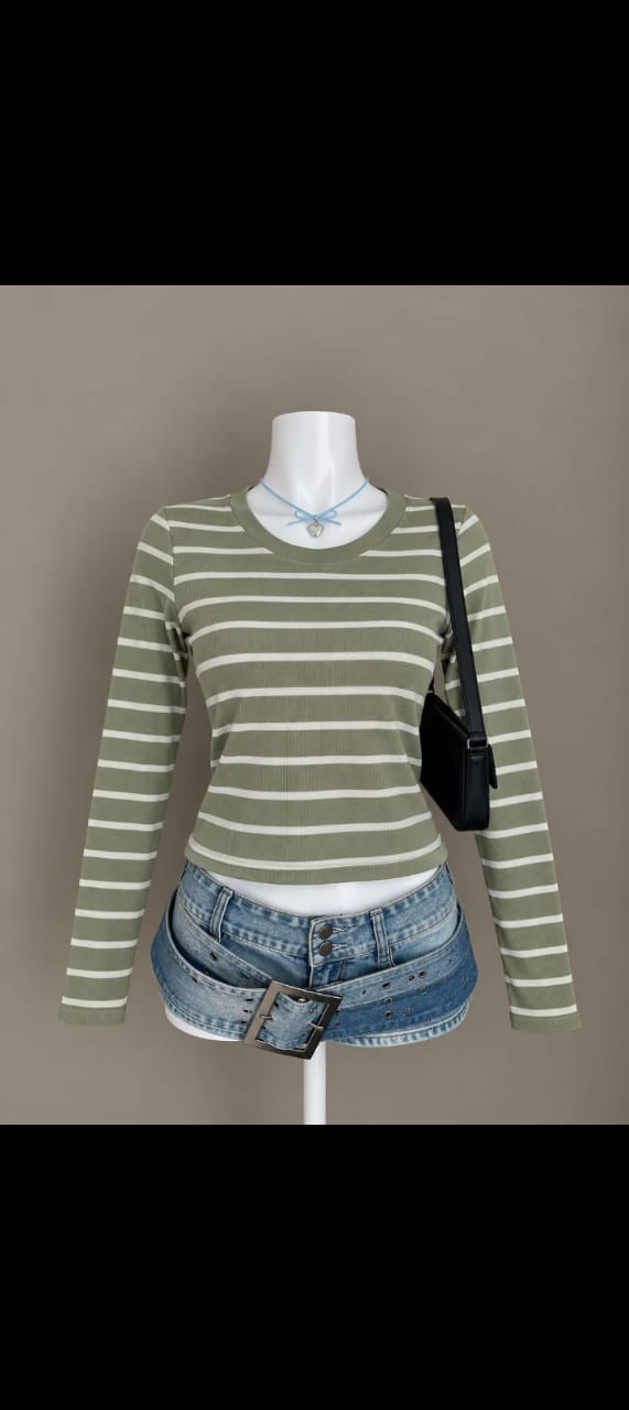 Olive Green Top
