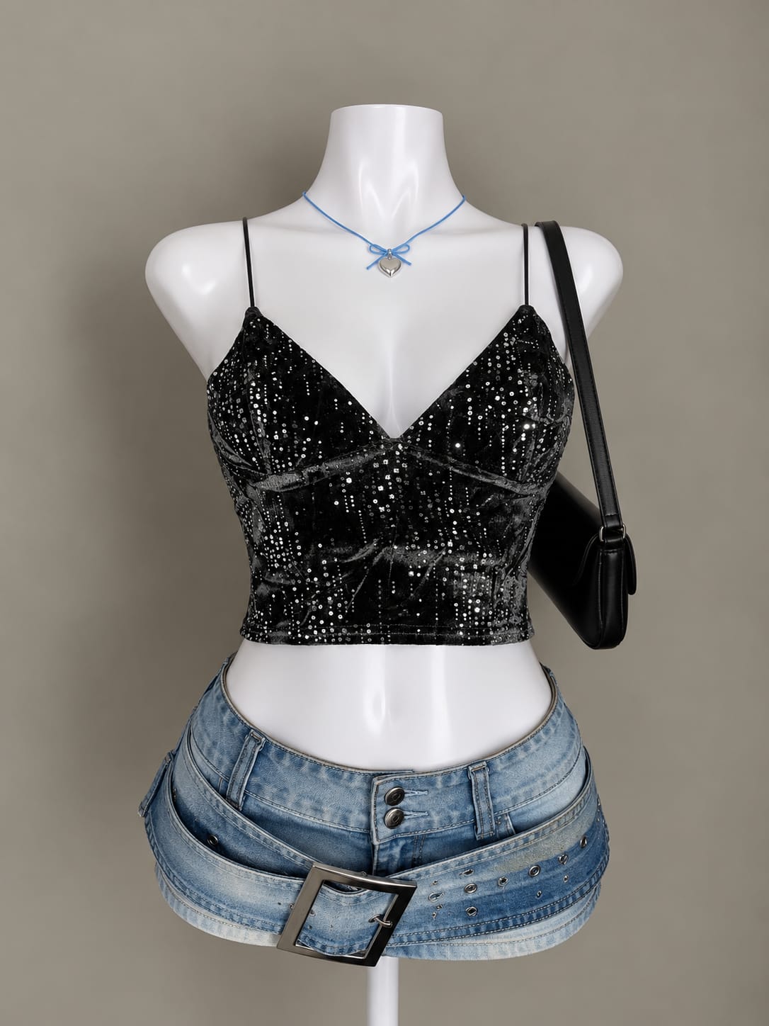 Black Crop Top