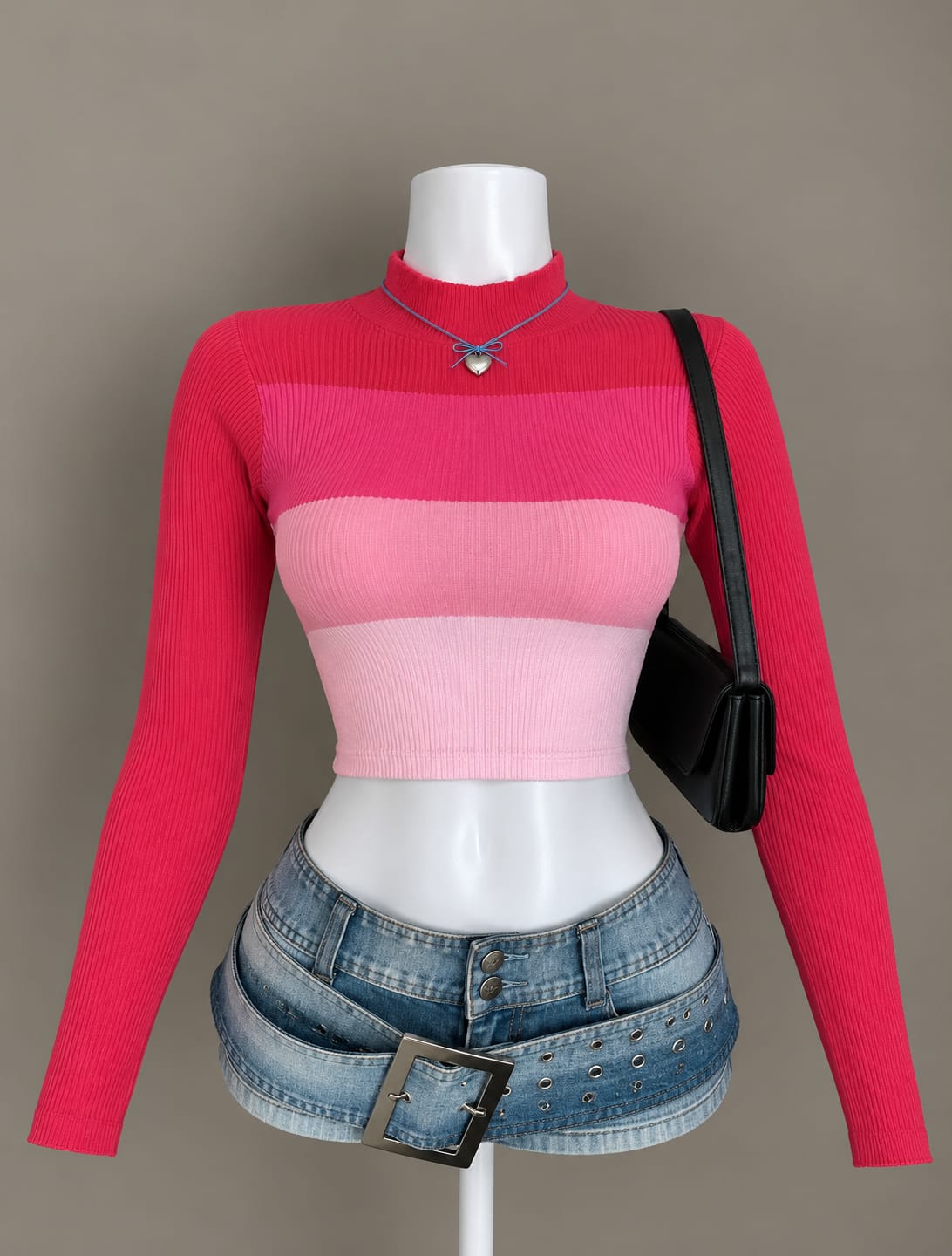 Pink Crop Top