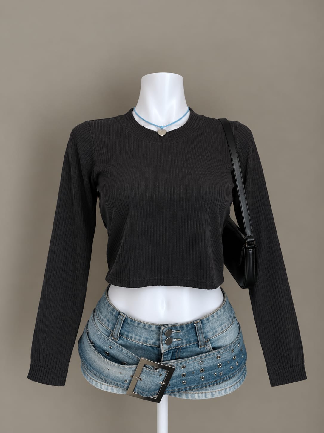 Black Crop Top