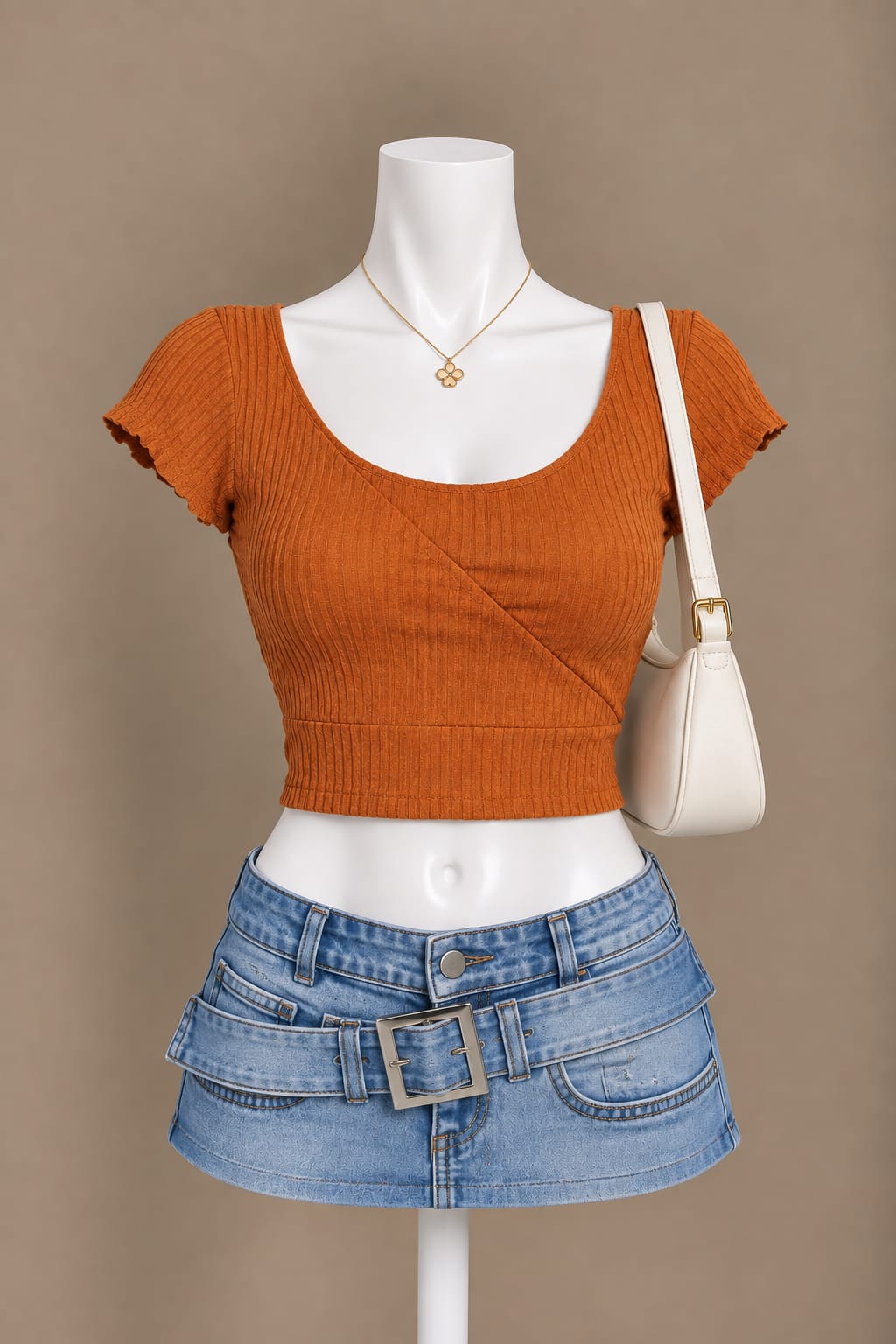 Rust Crop Top