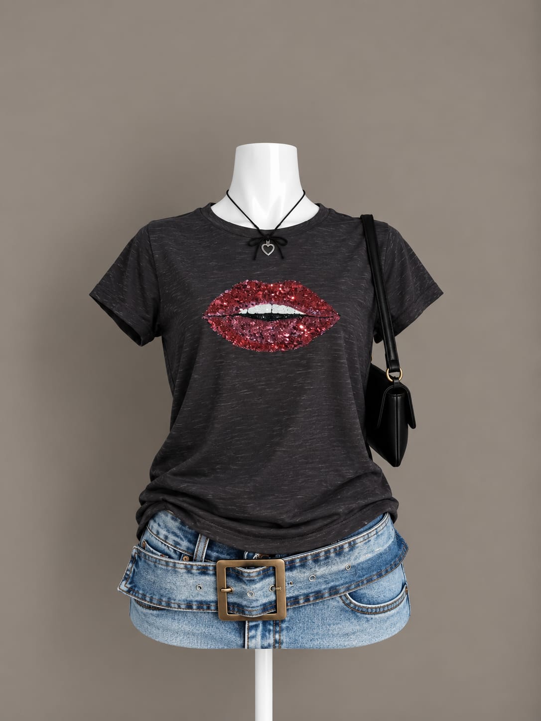 Charcoal Graphic T-Shirt