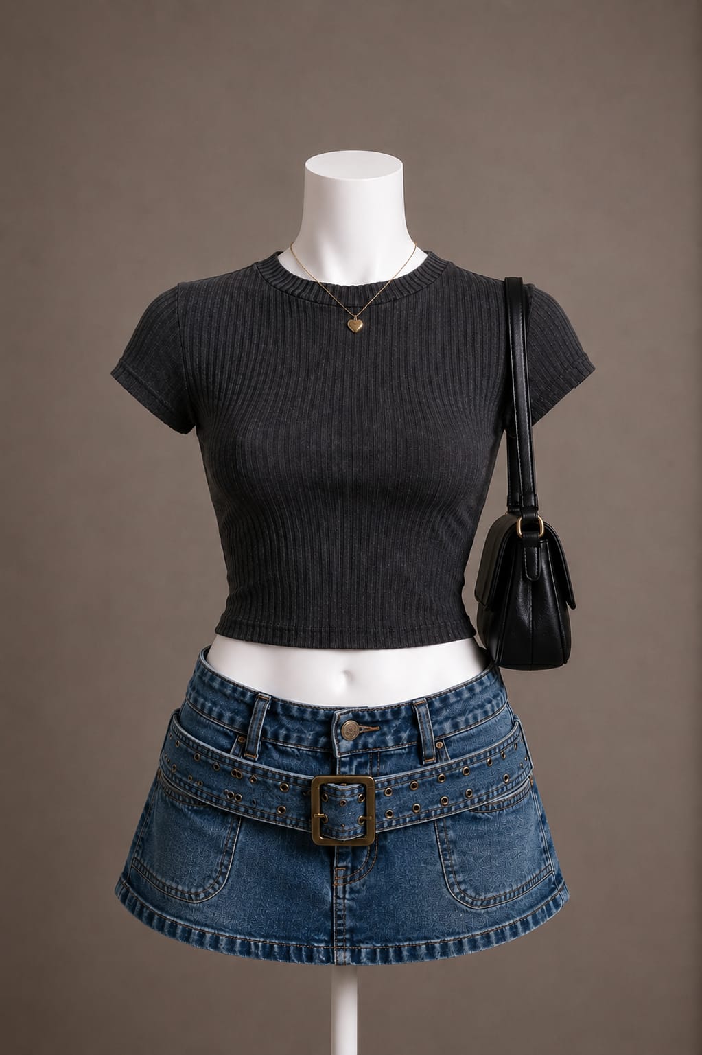 Black Crop Top