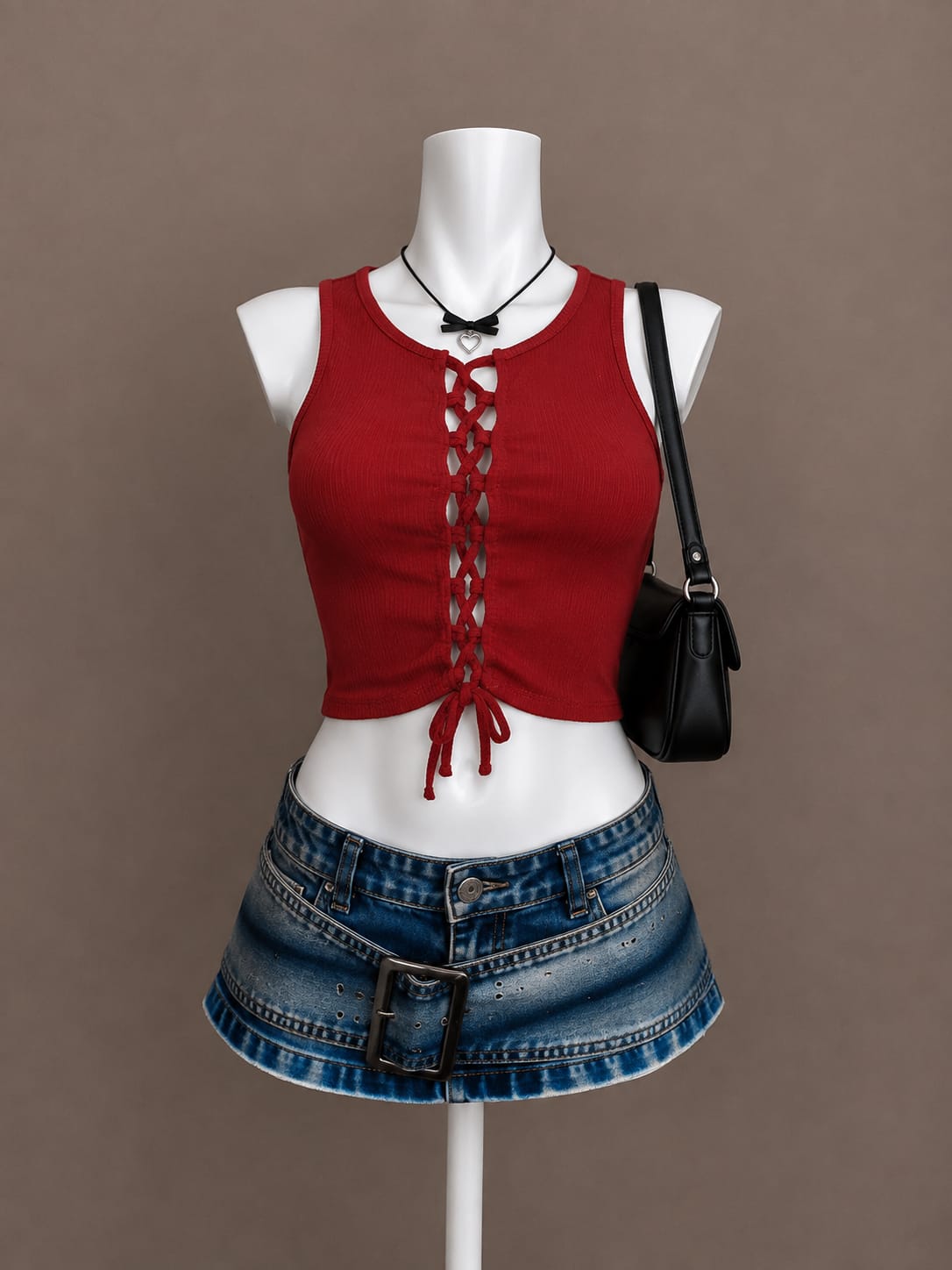Red Crop Top