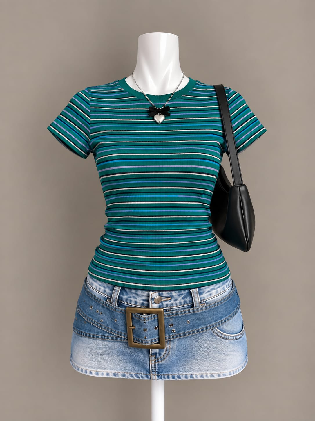 Green Striped T-Shirt