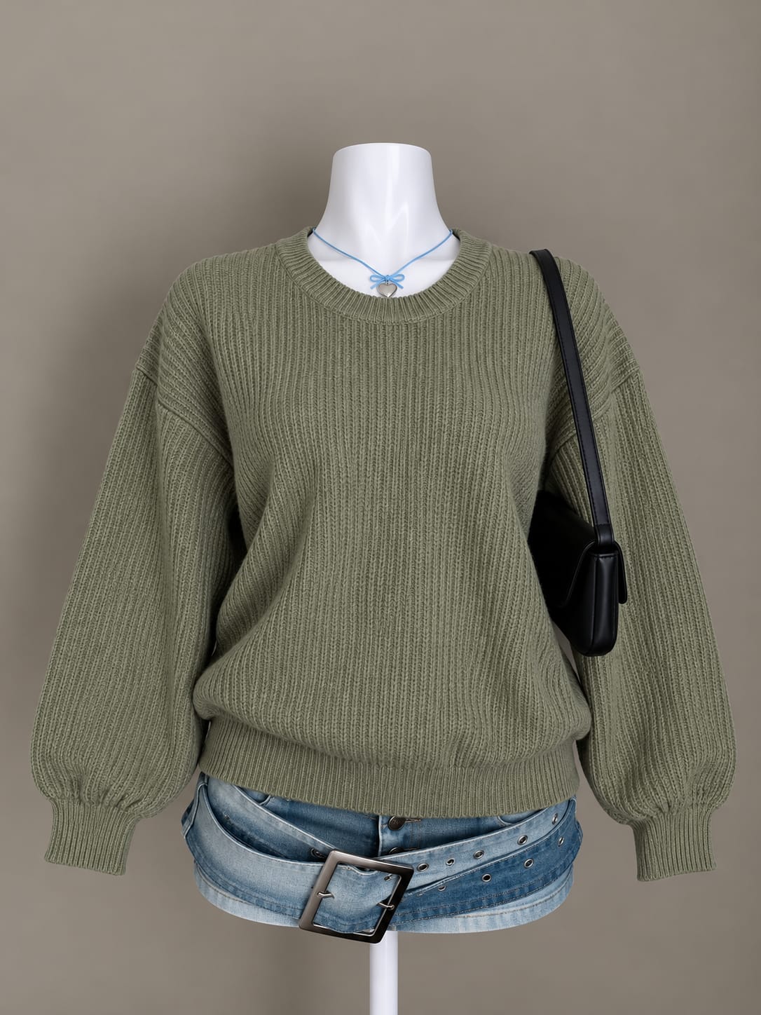 Olive Green Sweater