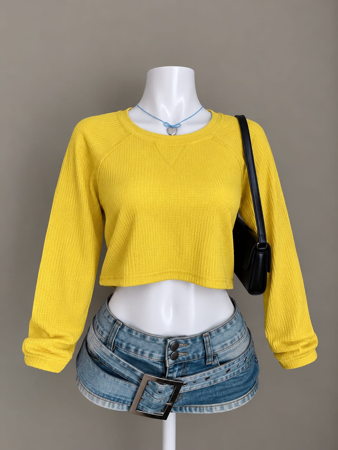 Yellow Crop Top