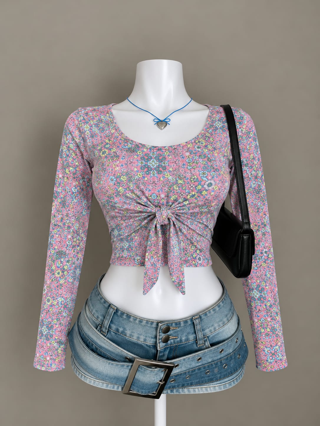 Pink Crop Top