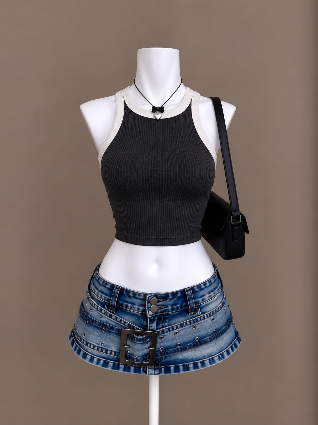 Black Crop Top