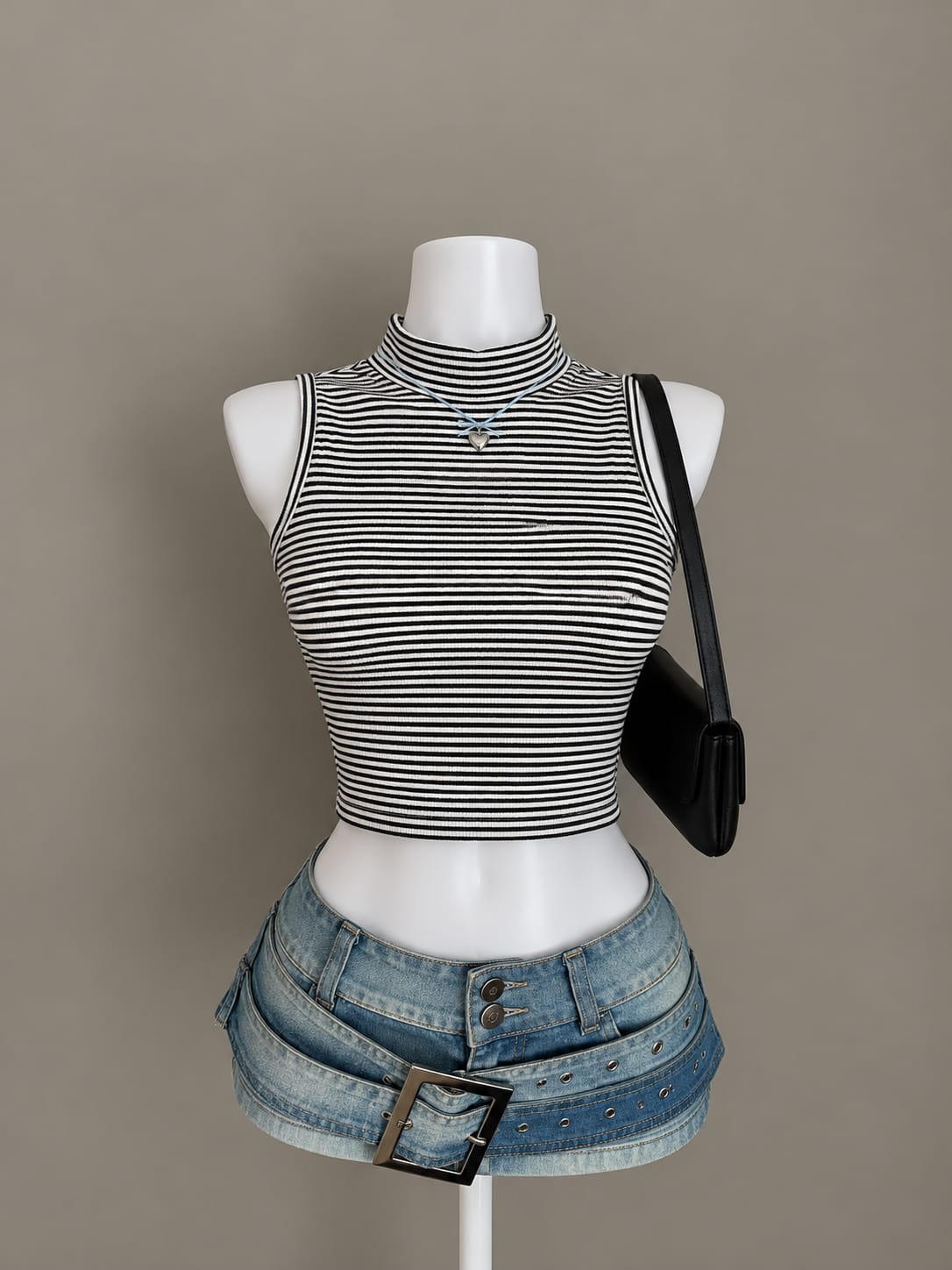 Black Crop Top