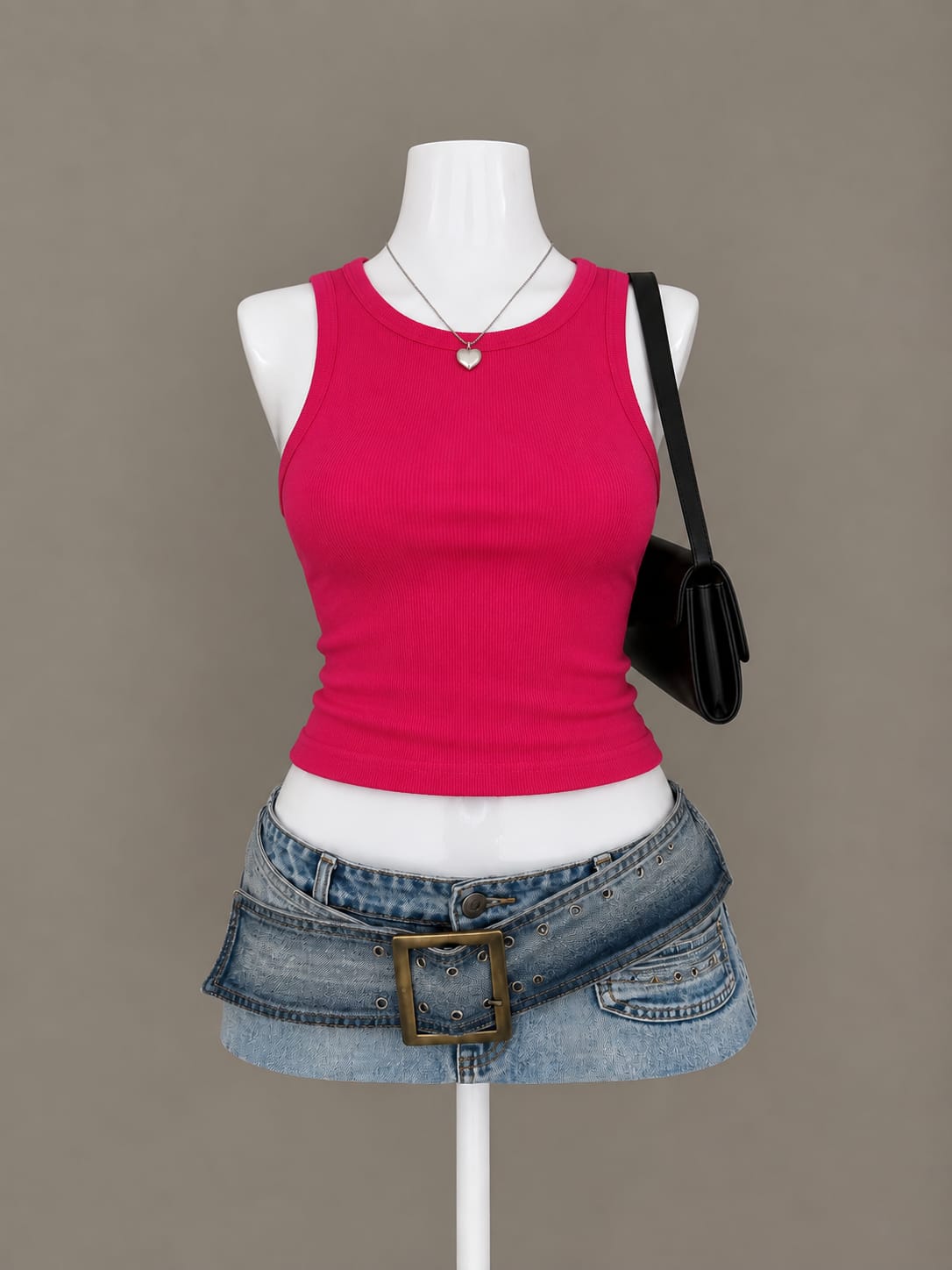 Pink Crop Top