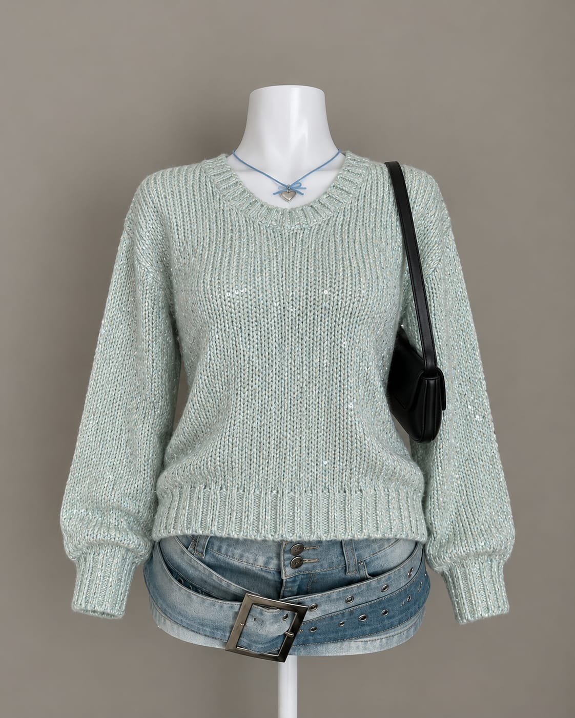 Mint Green Sweater