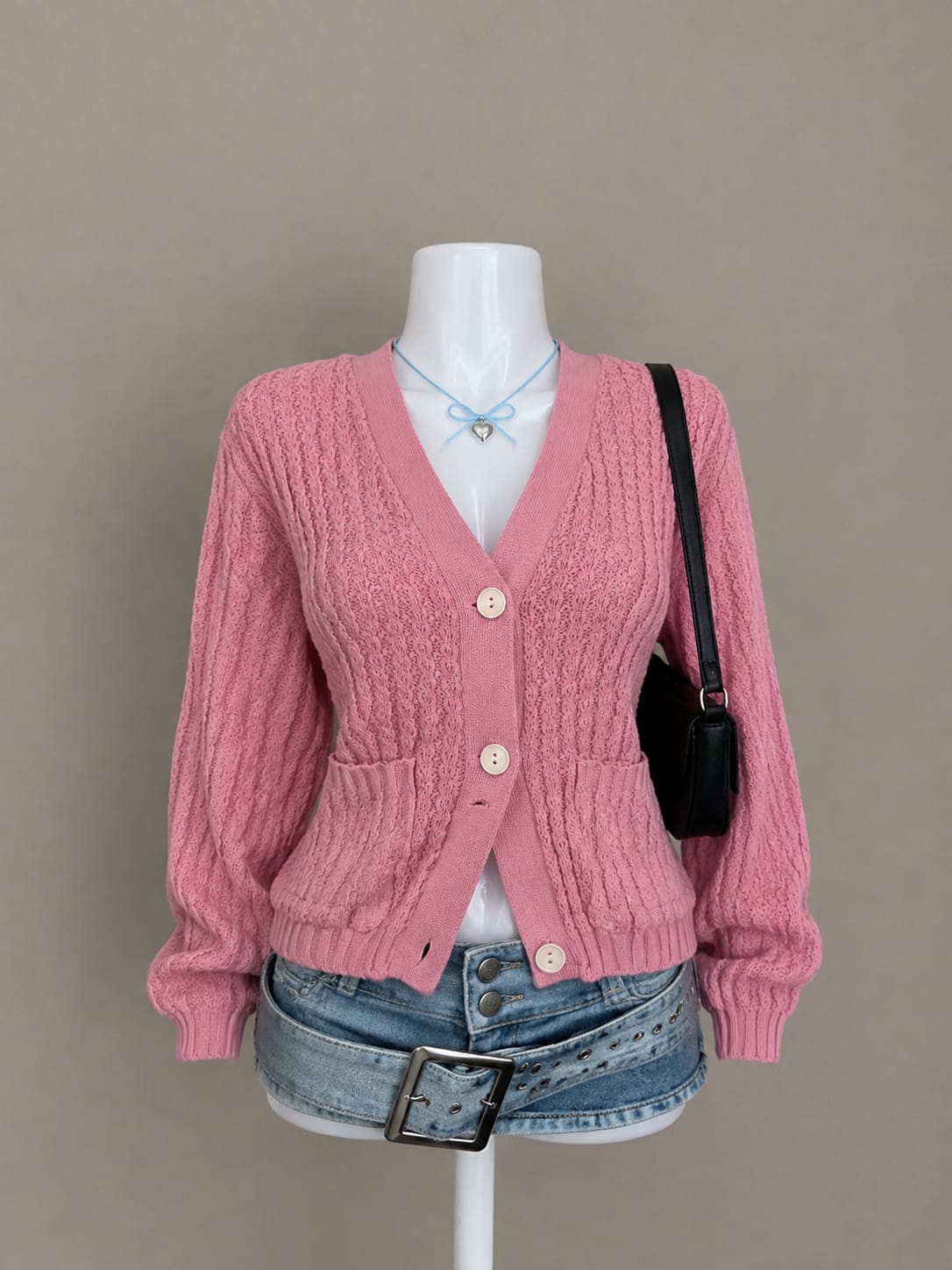Pink Cardigan