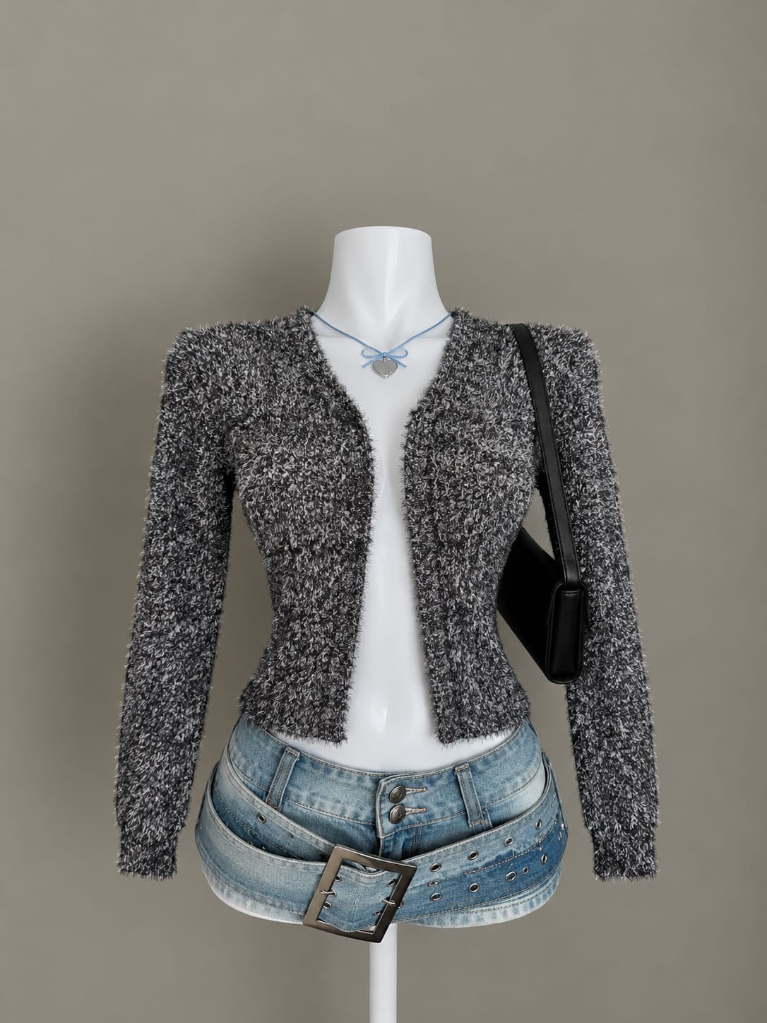 Charcoal Grey Cardigan