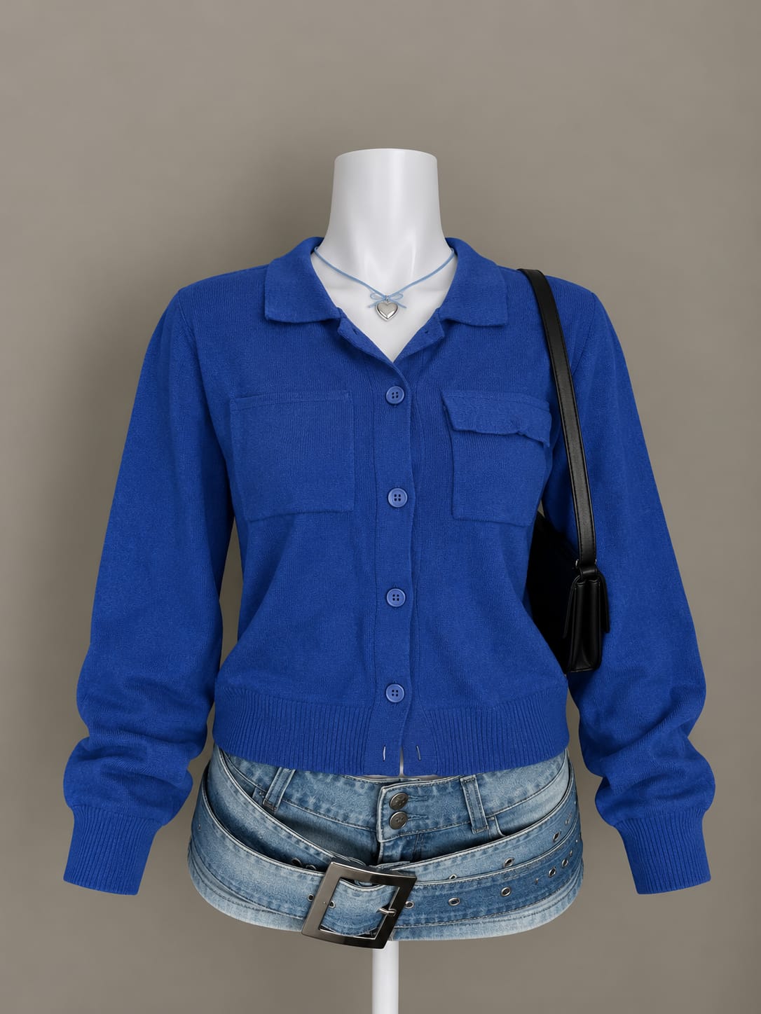 Blue Cardigan