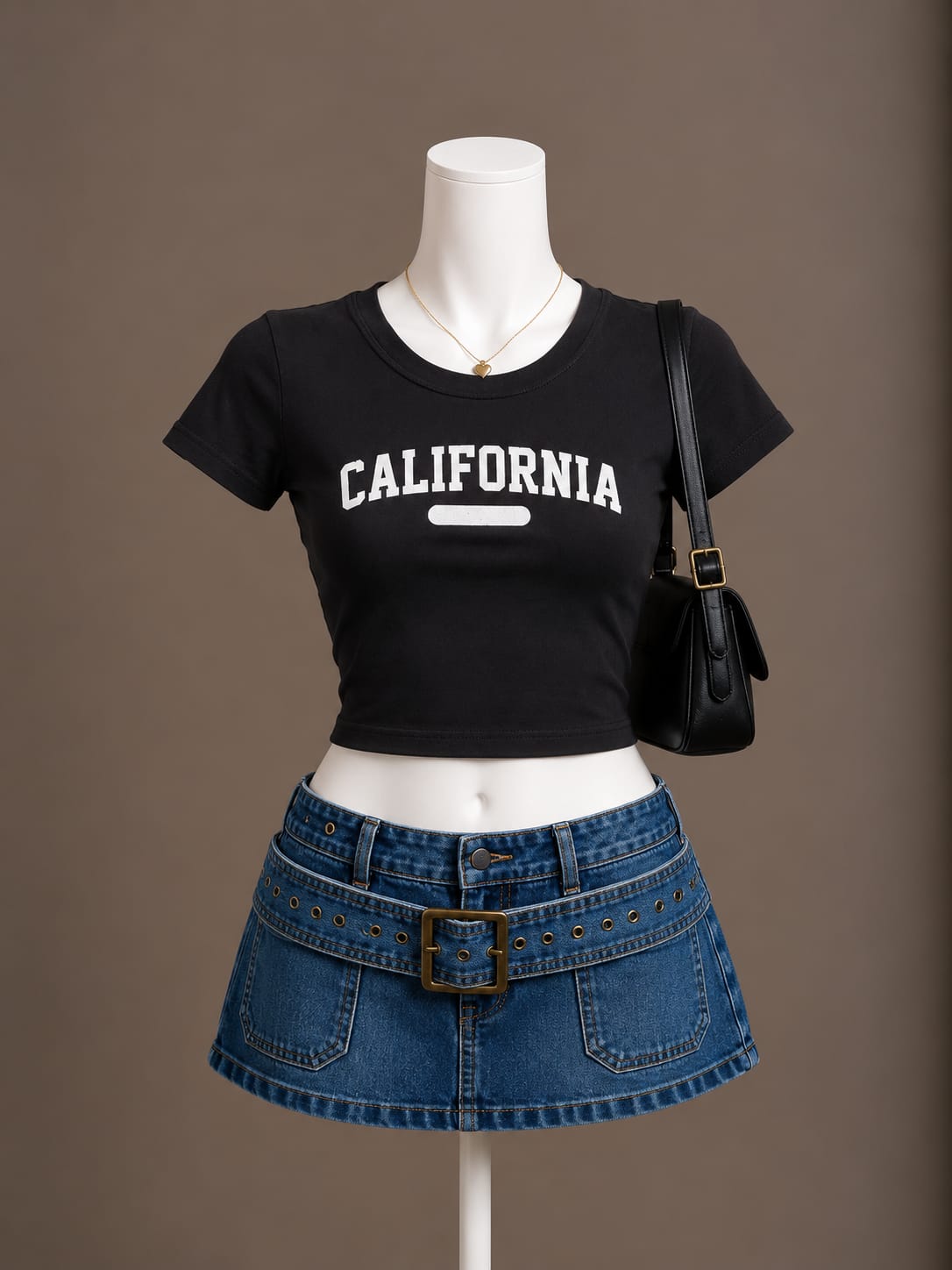 Black Crop Top