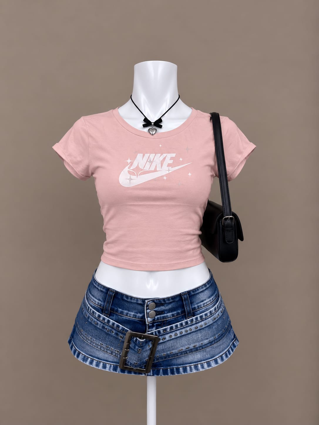 Pink Crop Top
