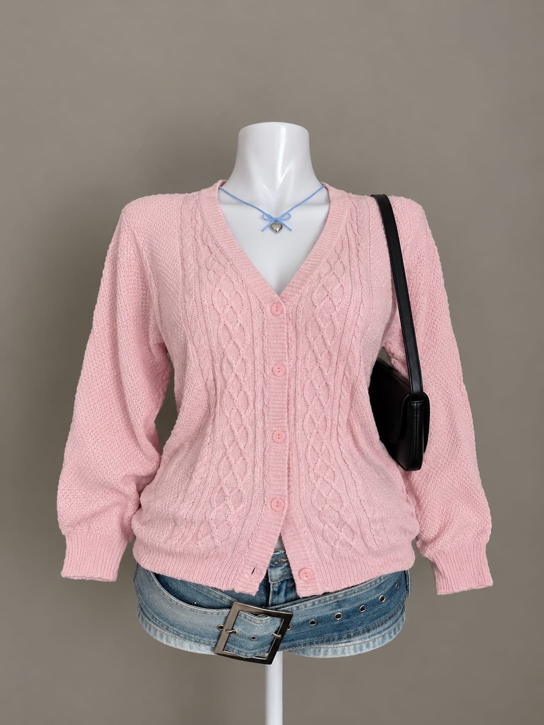Pink Cardigan