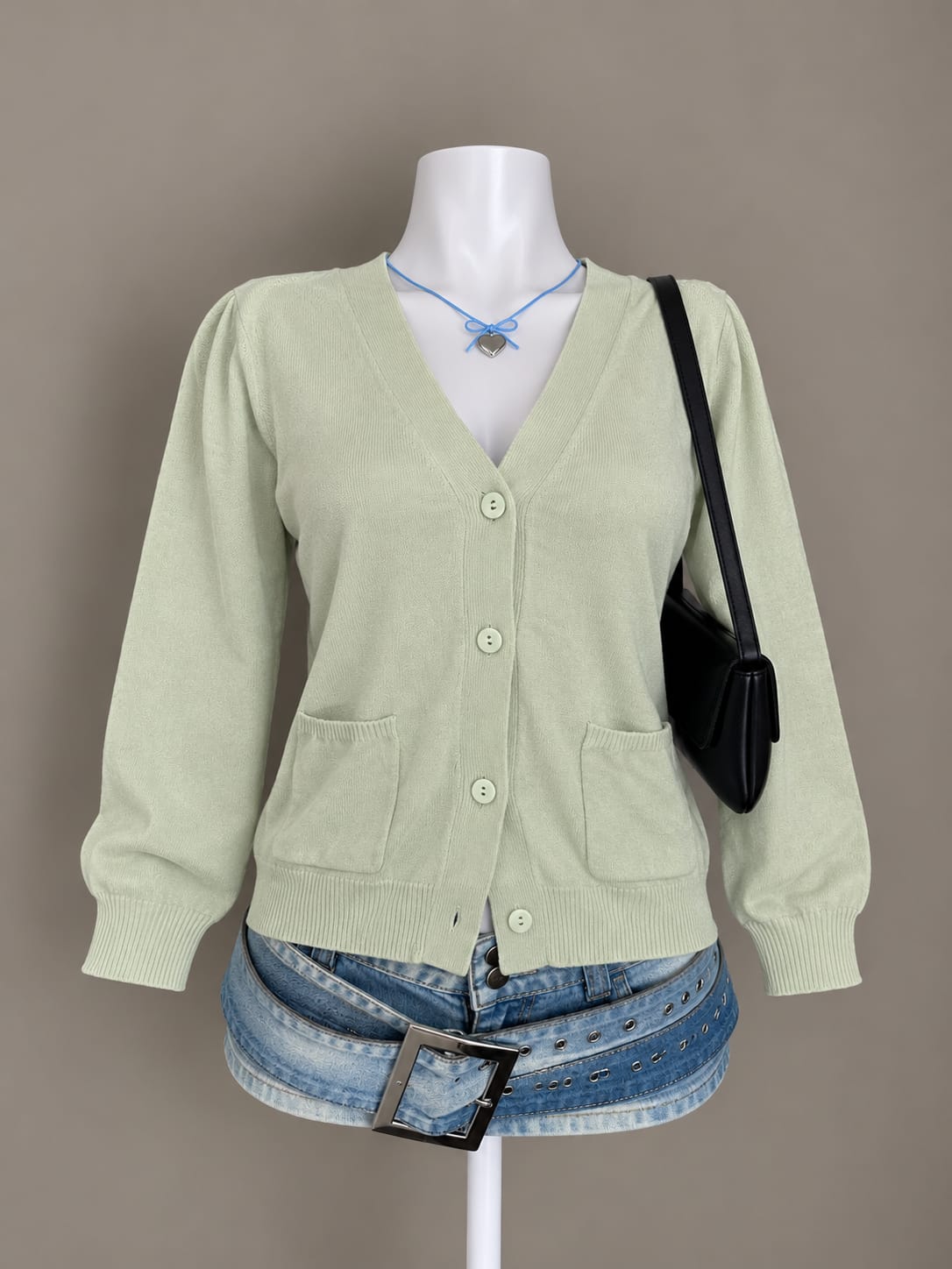 Sage Green Cardigan