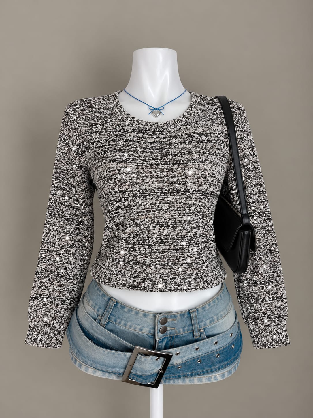 Black and White Sweater