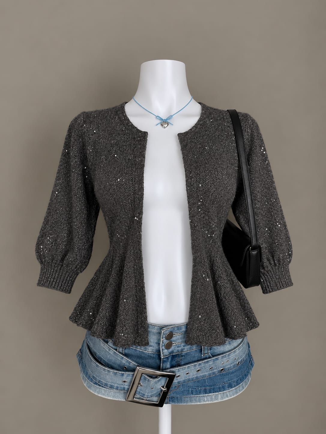 Charcoal Grey Cardigan