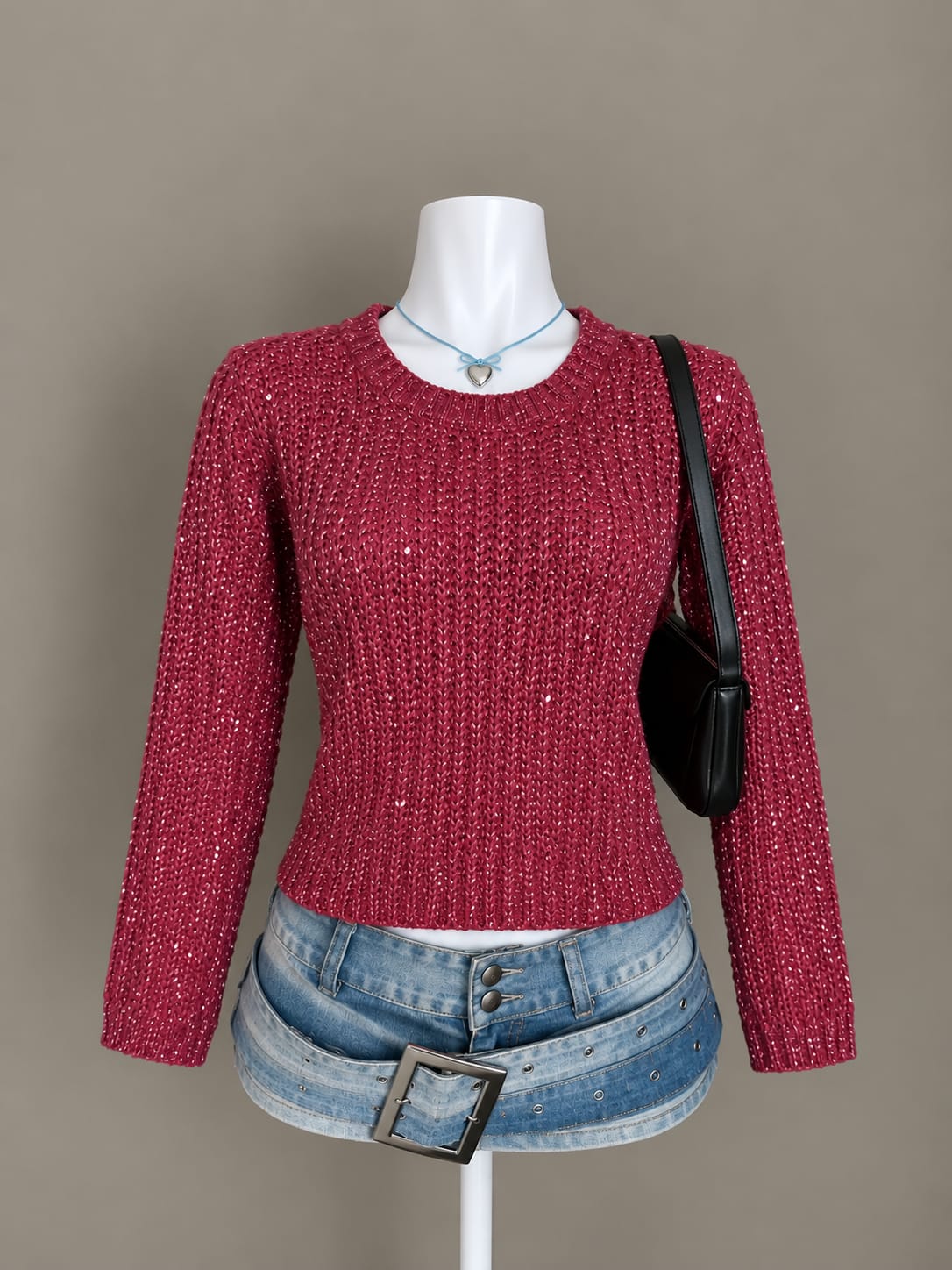 Burgundy Sweater