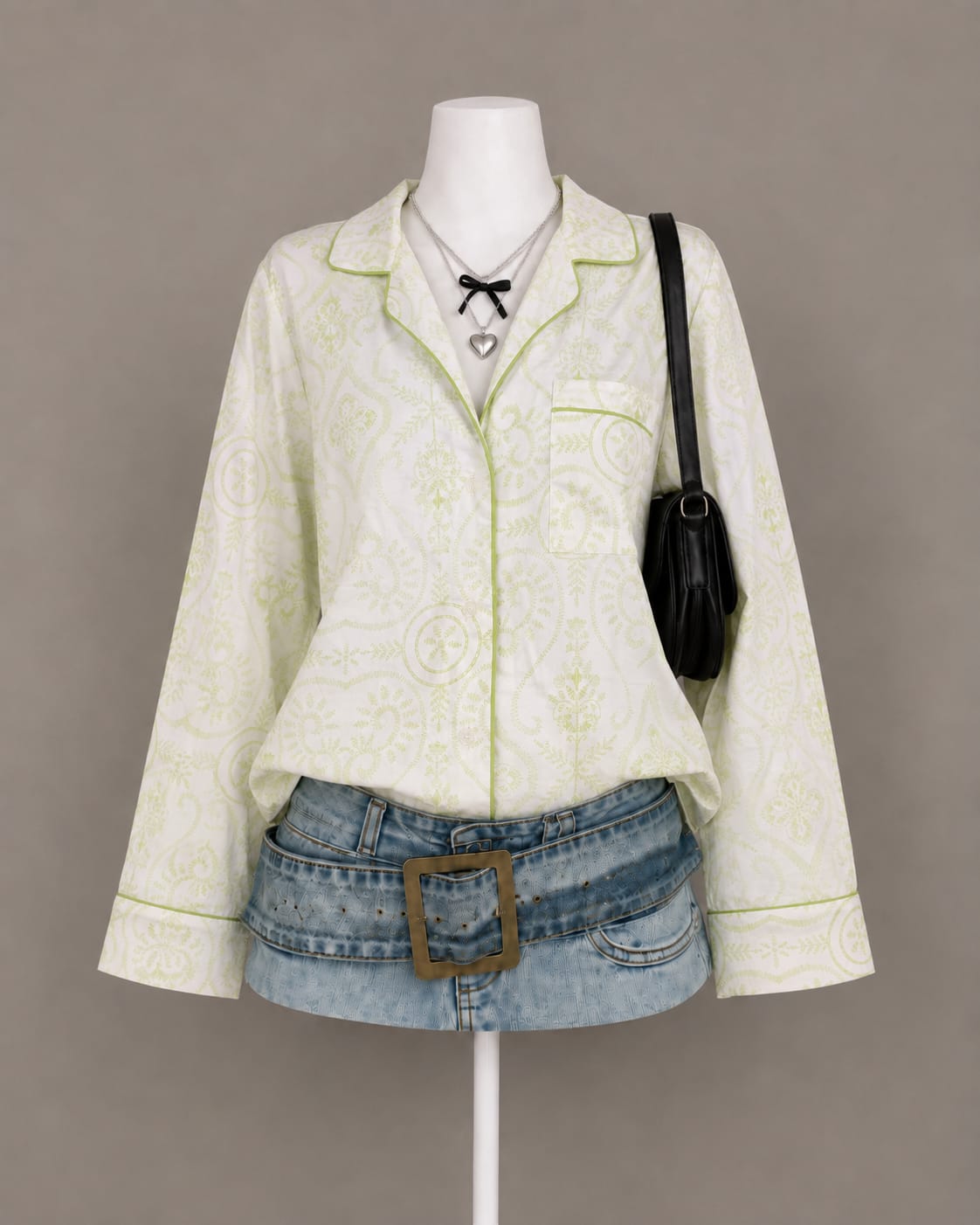 White Printed Shirt