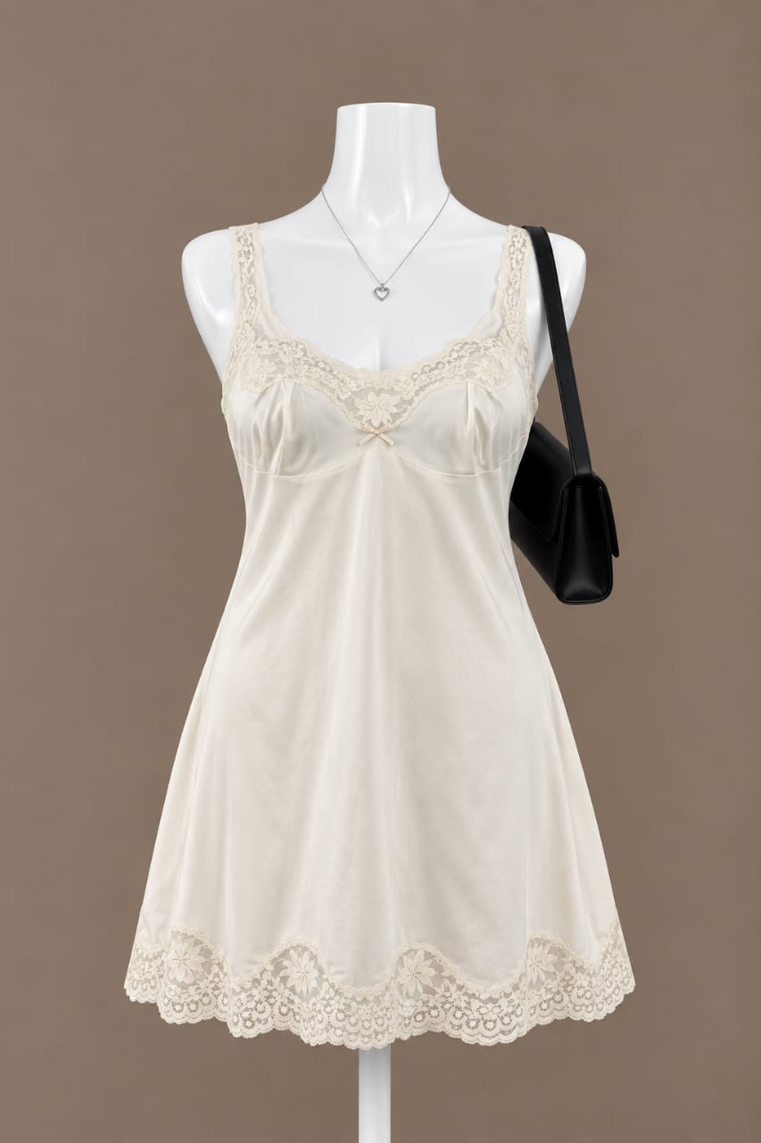 Cream Dress