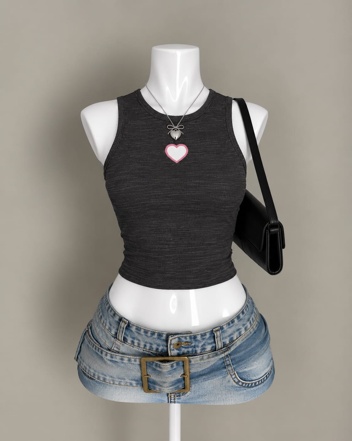 Black Crop Top