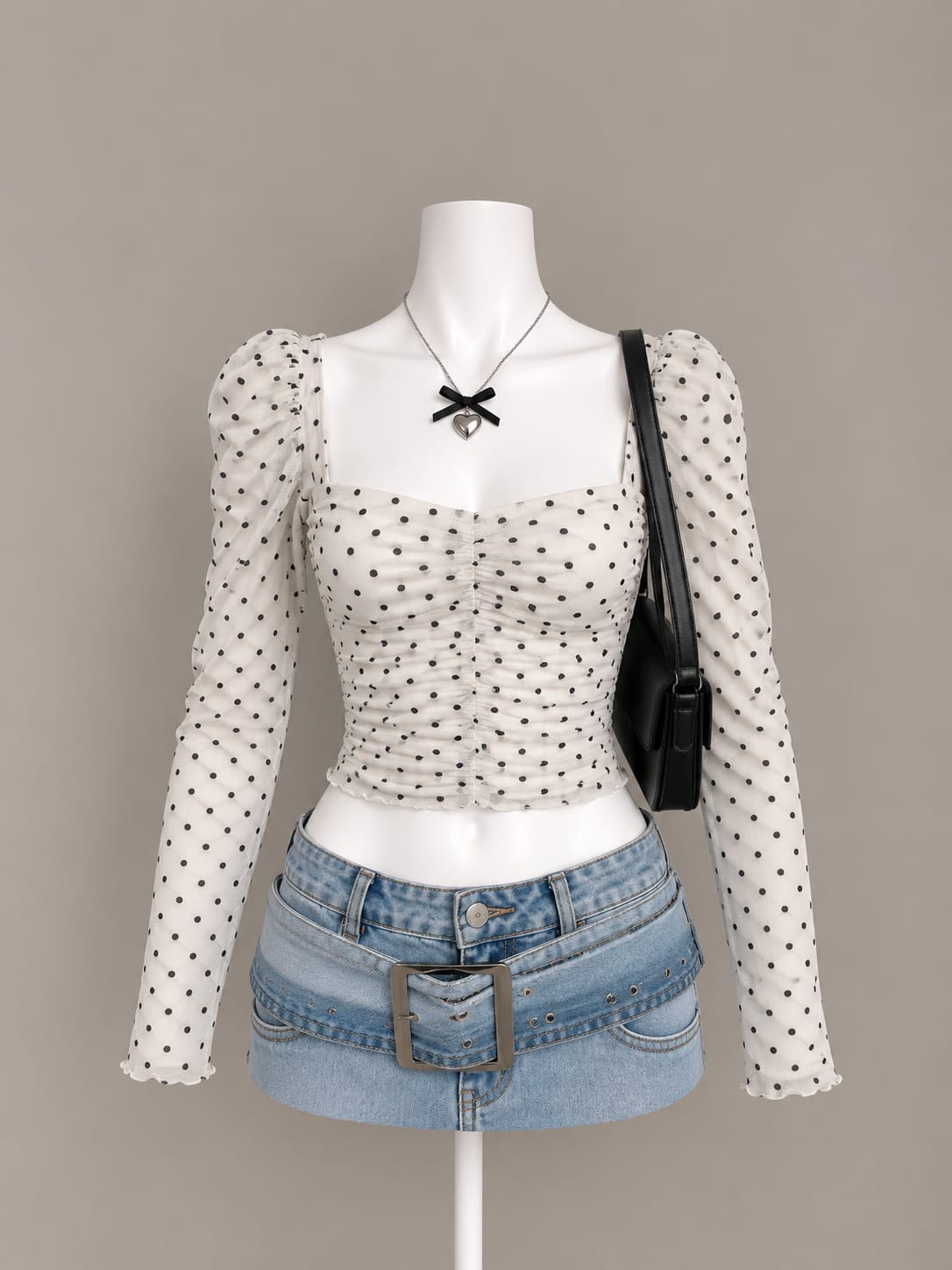 White Crop Top